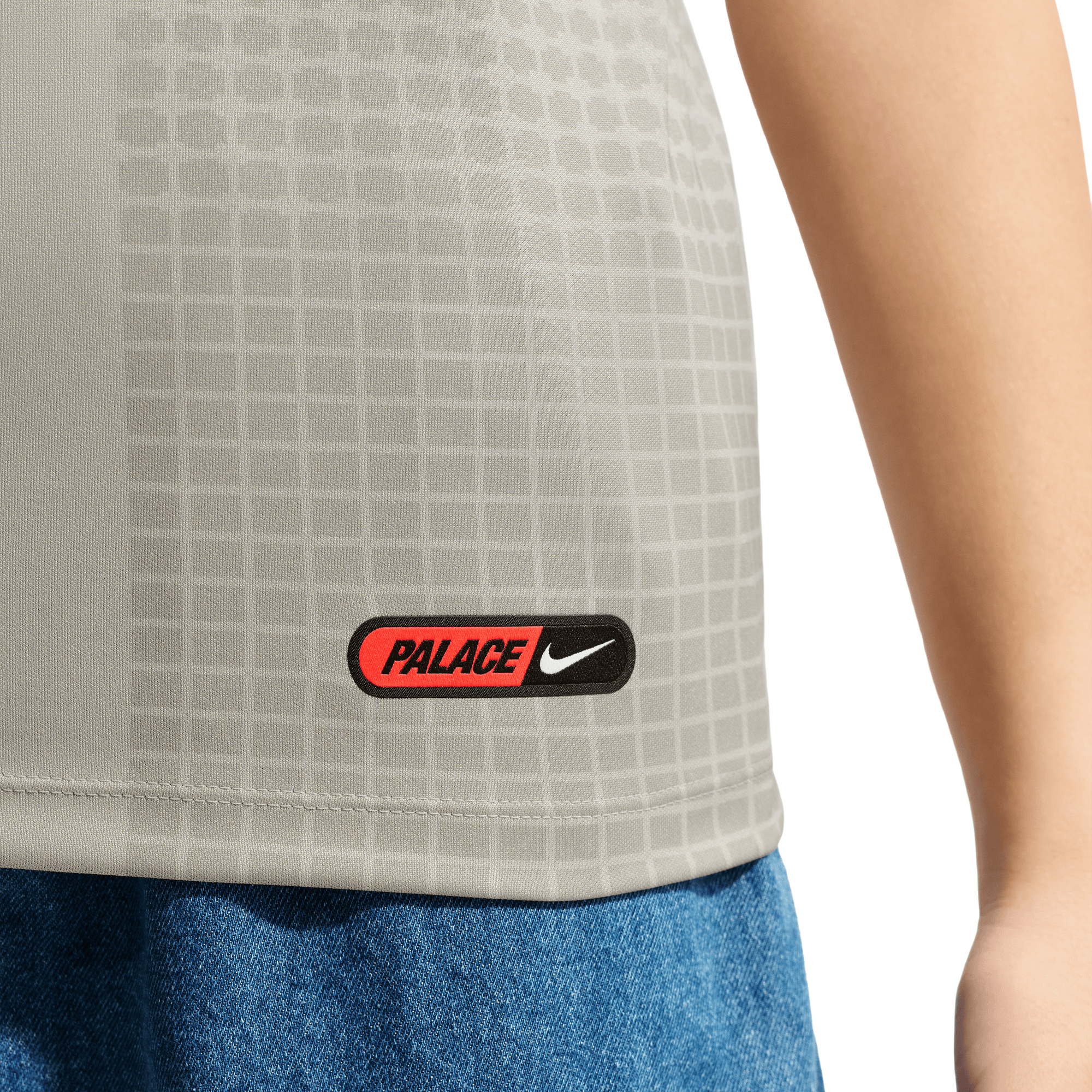 England Nike x Palace Pre Match Top - Pewter Grey - Kids, , rebel_hi-res