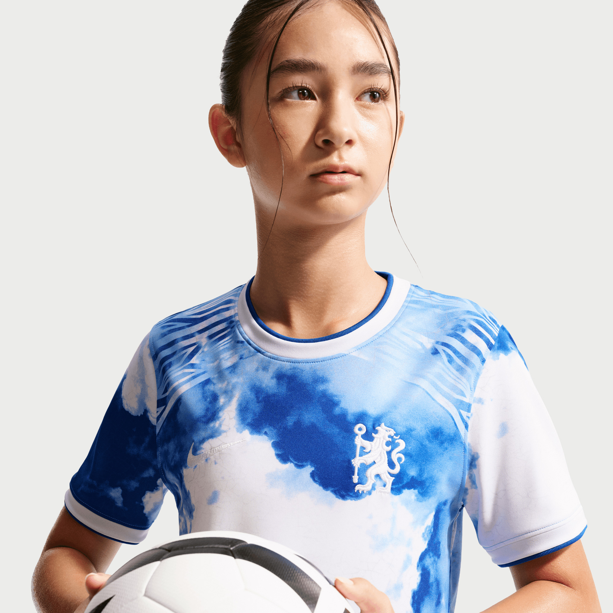 Chelsea Nike Home Pre Match Top - White - Kids, , rebel_hi-res