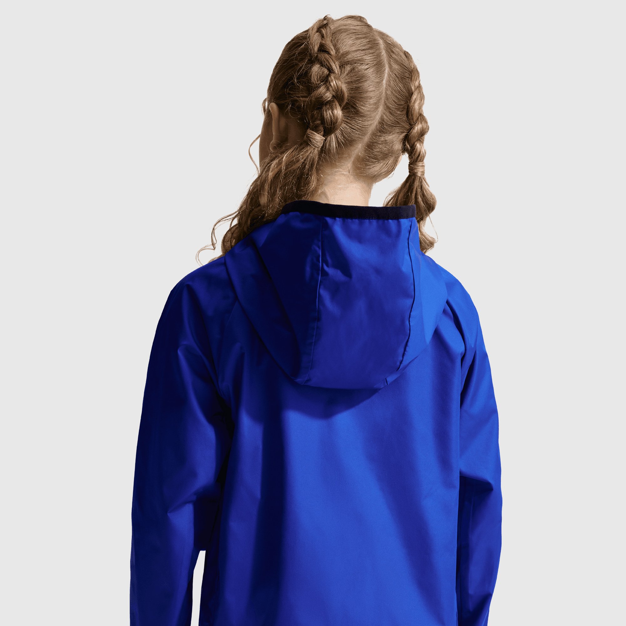 Chelsea Nike Academy Pro Hooded Rain Jacket - Bright Blue - Kids, , rebel_hi-res