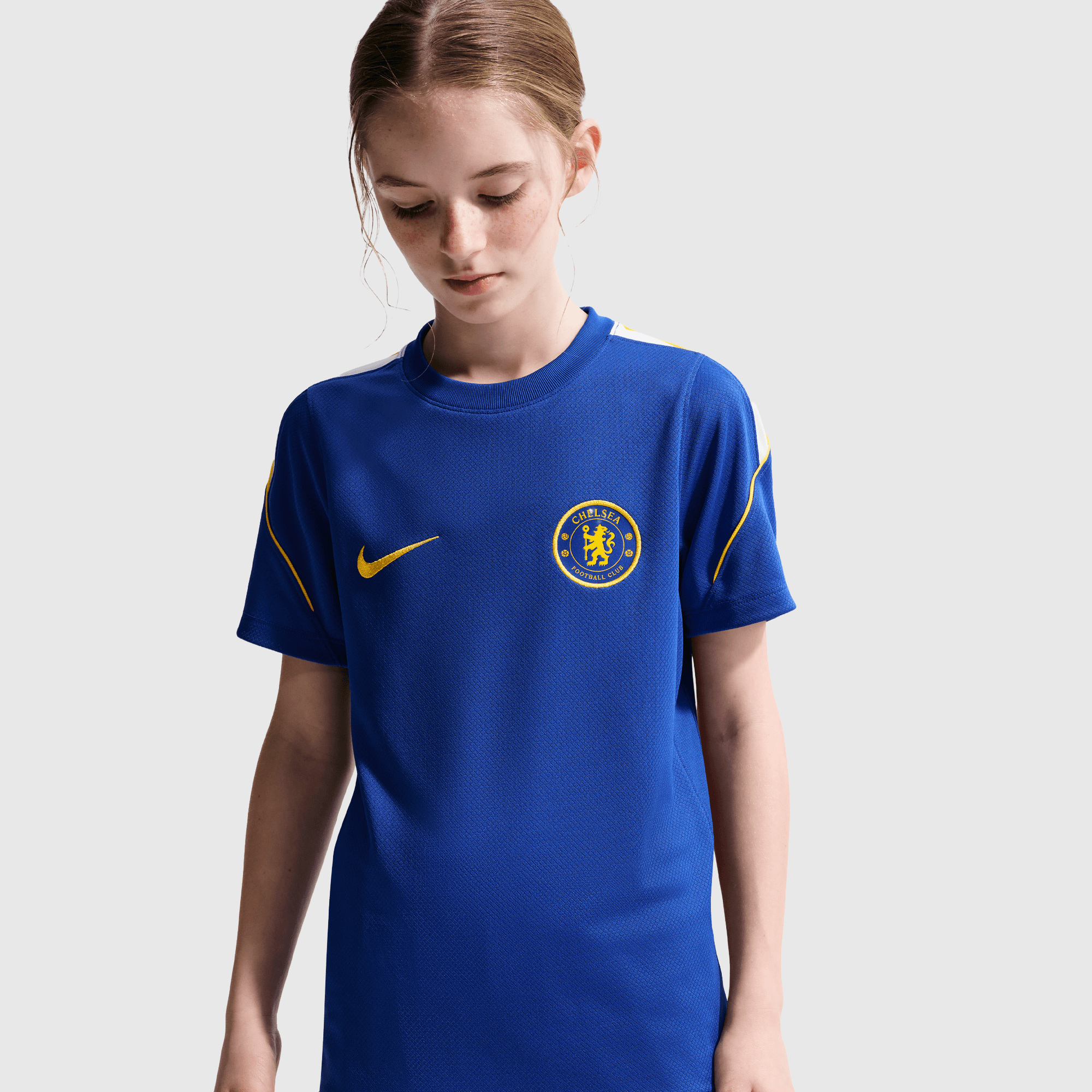 Chelsea Nike Strike Training Top - Bright Blue - Kids, , rebel_hi-res