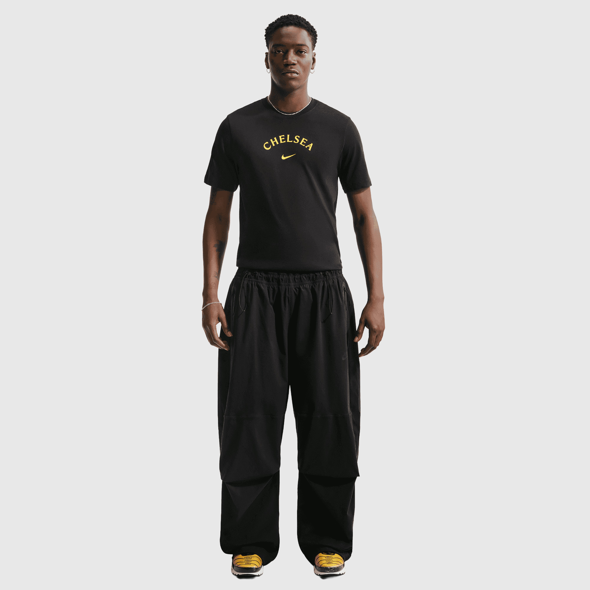 Chelsea Nike Wordmark T-Shirt - Black, , rebel_hi-res