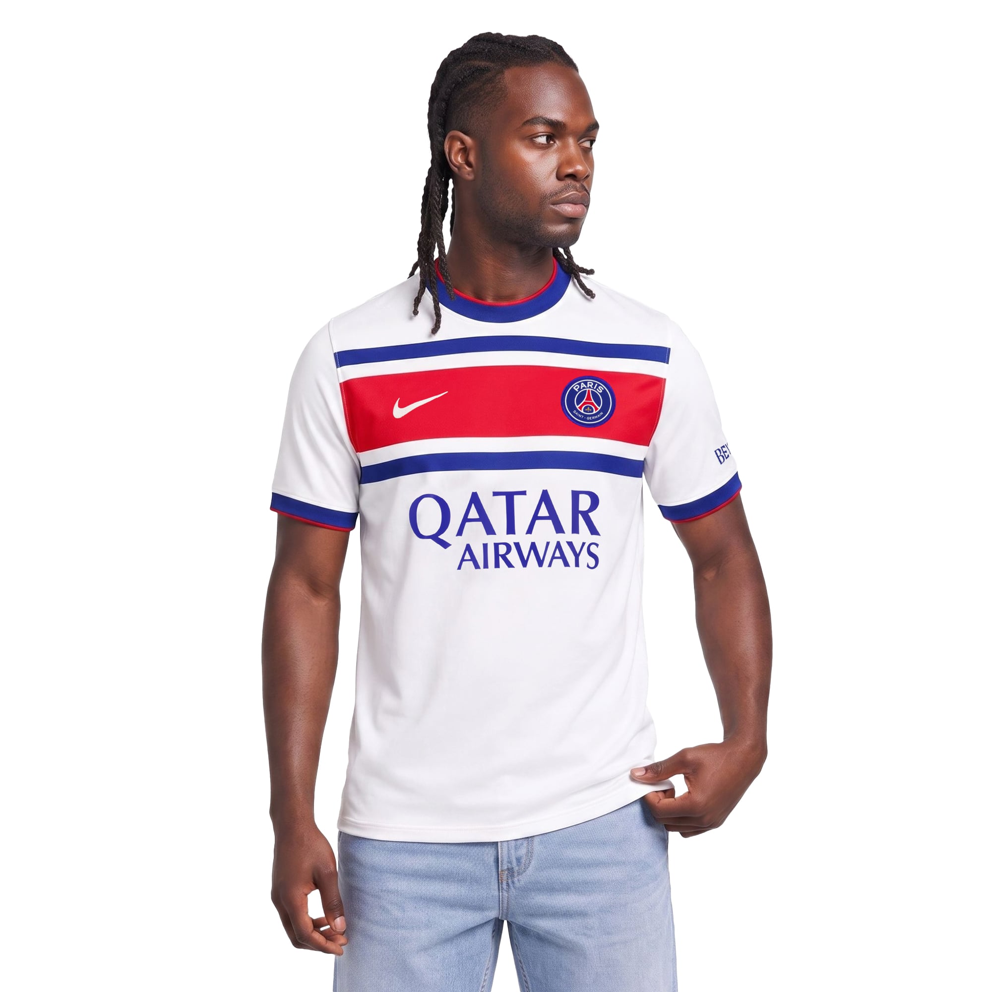 PSG Nike Home Pre Match Top - White, , rebel_hi-res