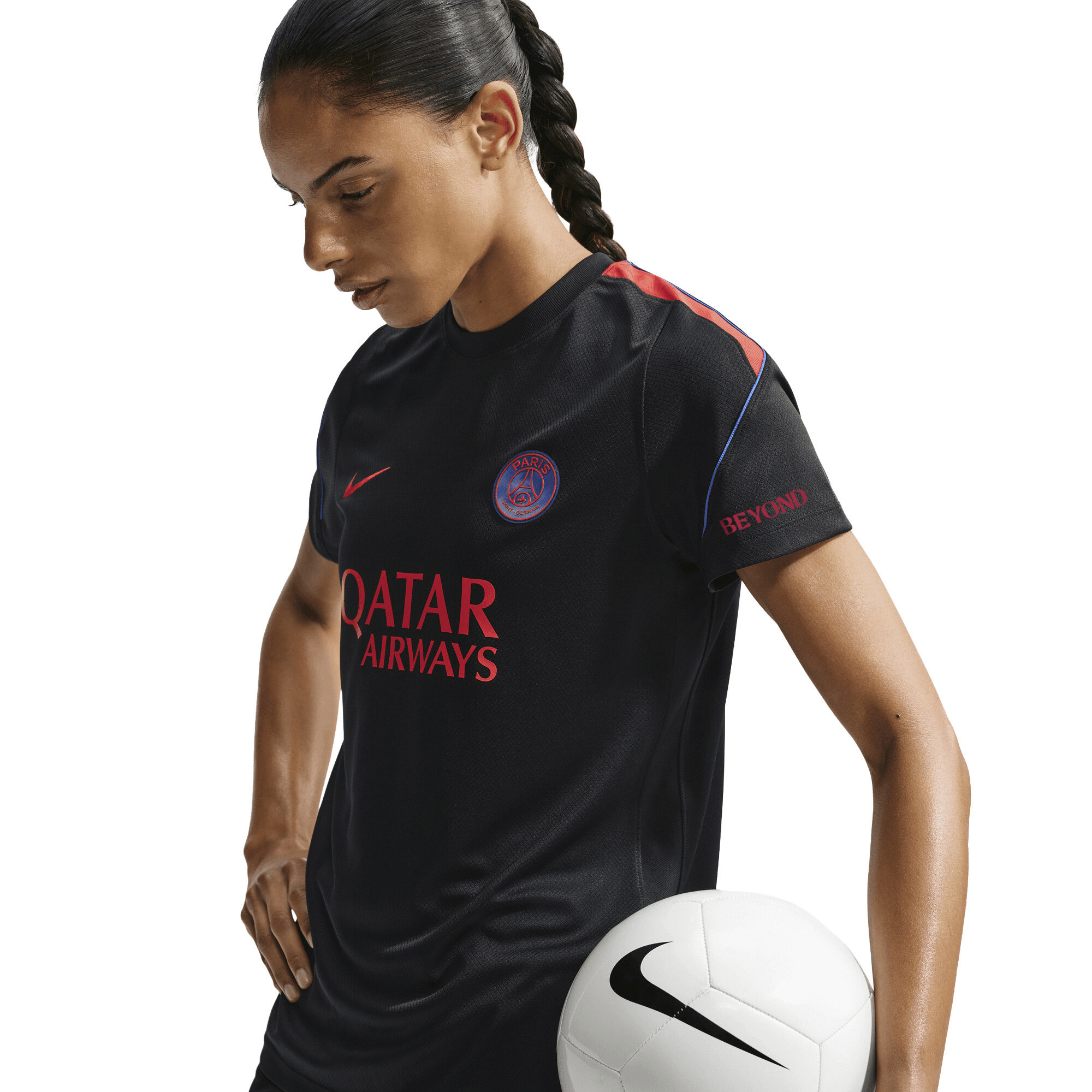 PSG Nike Strike Training Top - Black - Womens, , rebel_hi-res