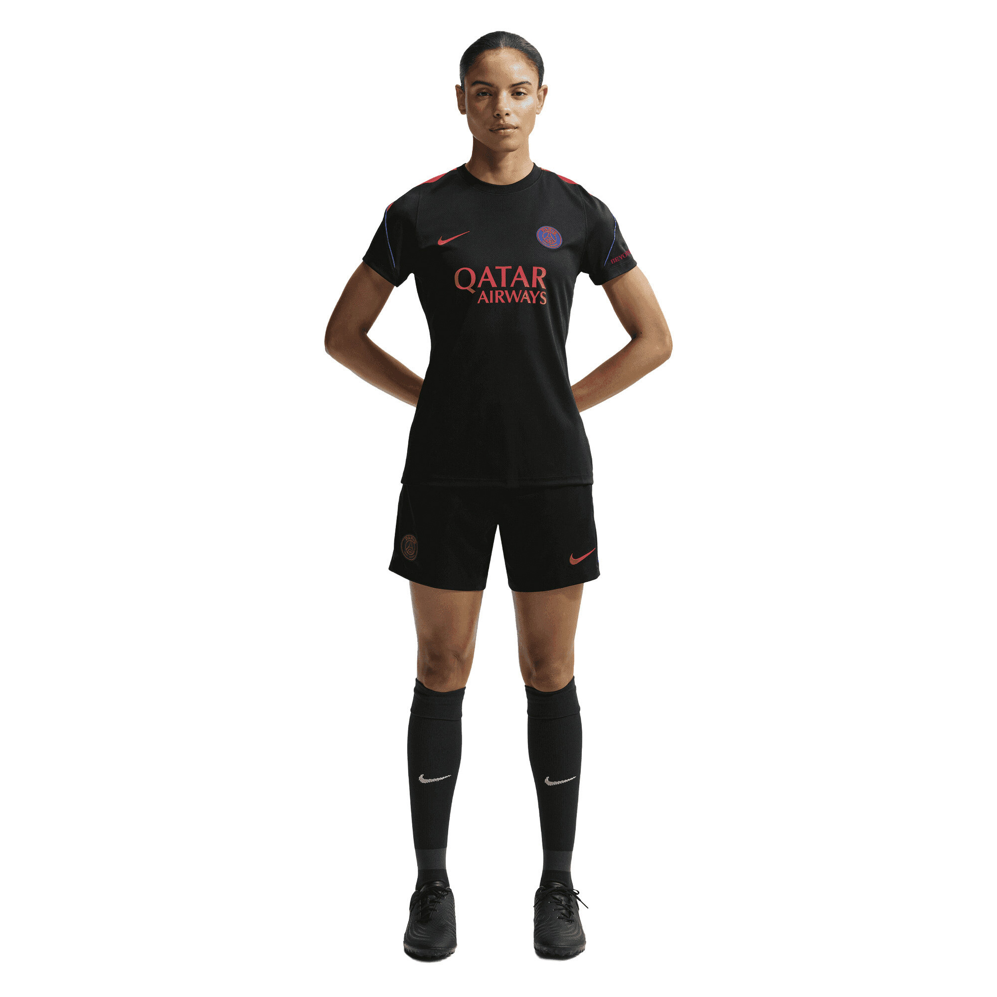 PSG Nike Strike Training Top - Black - Womens, , rebel_hi-res