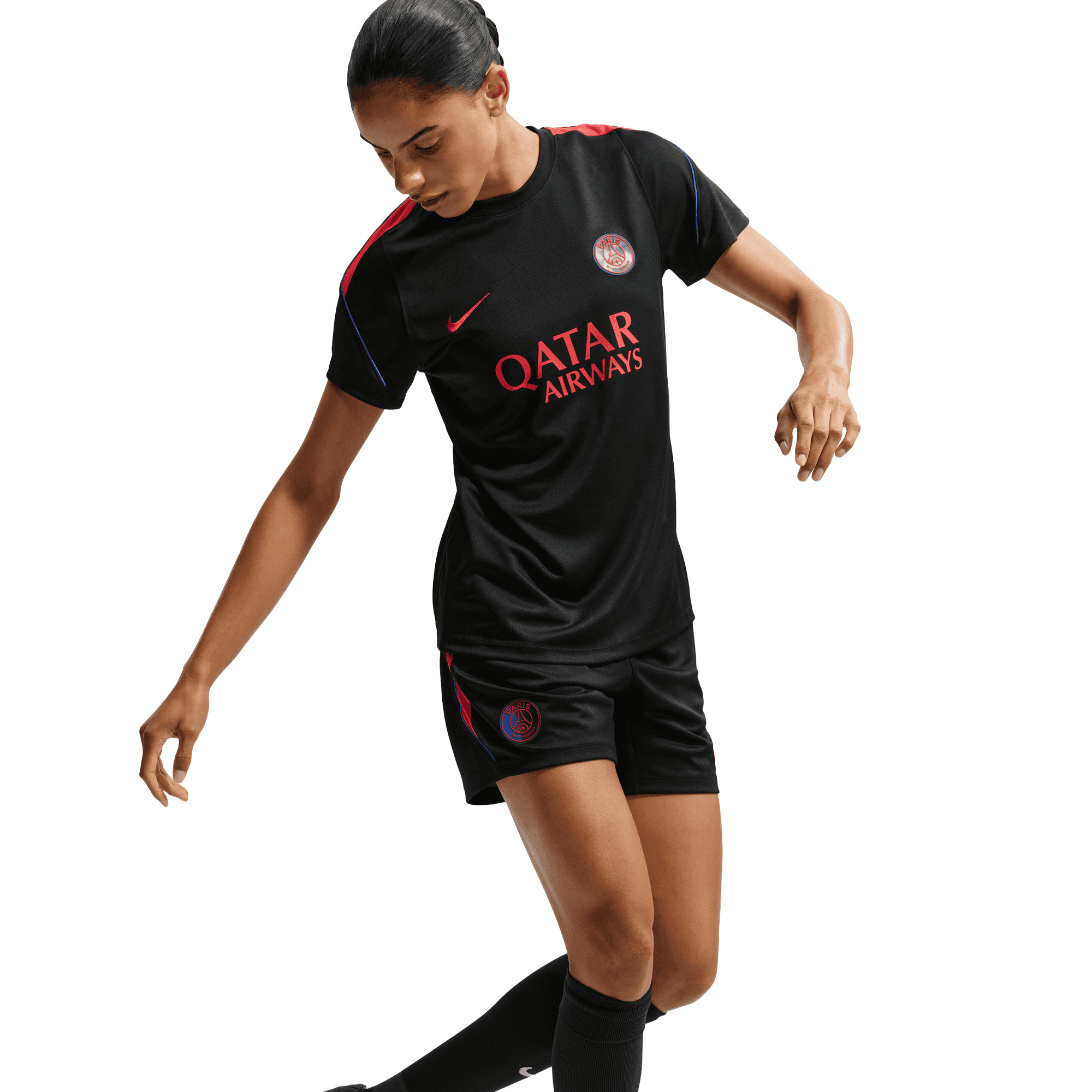 PSG Nike Strike Training Shorts - Black - Womens, , rebel_hi-res