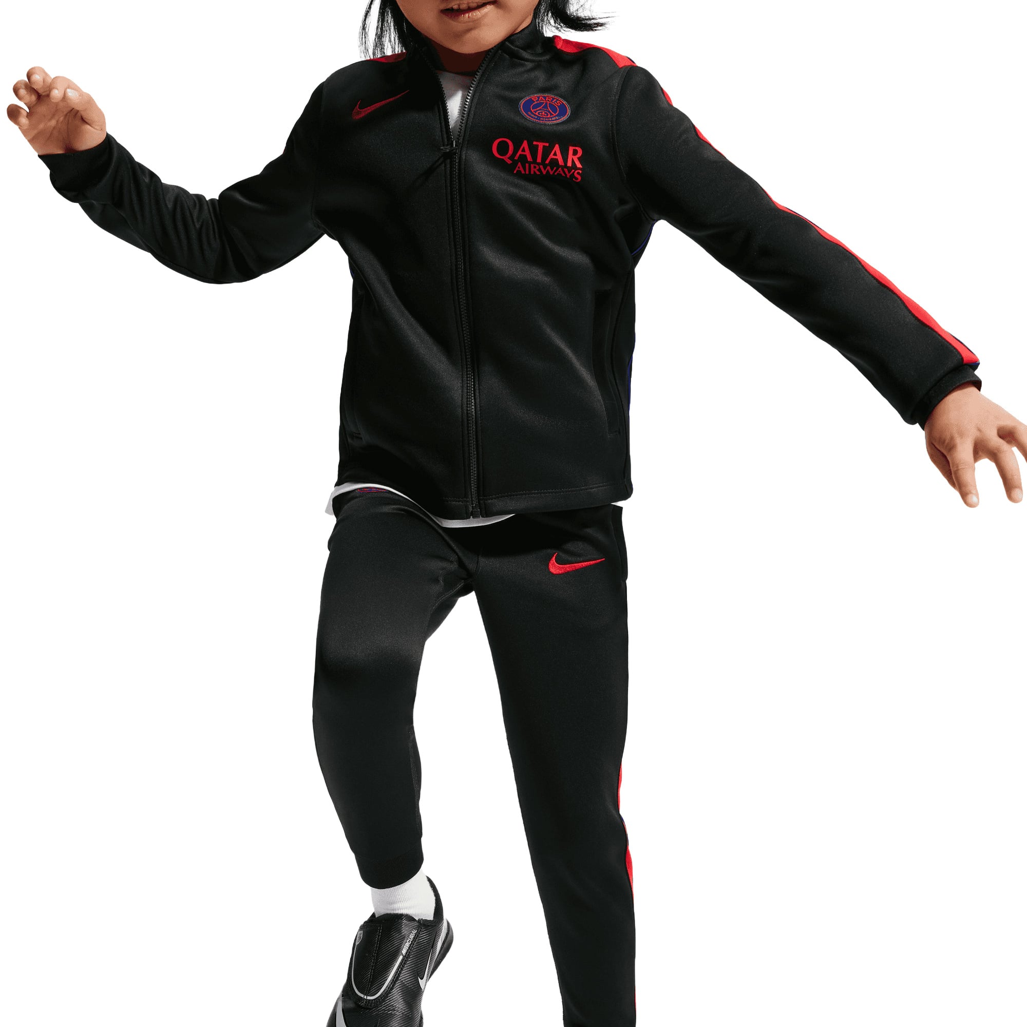 PSG Nike Strike Training Tracksuit - Black - Little Kids, , rebel_hi-res