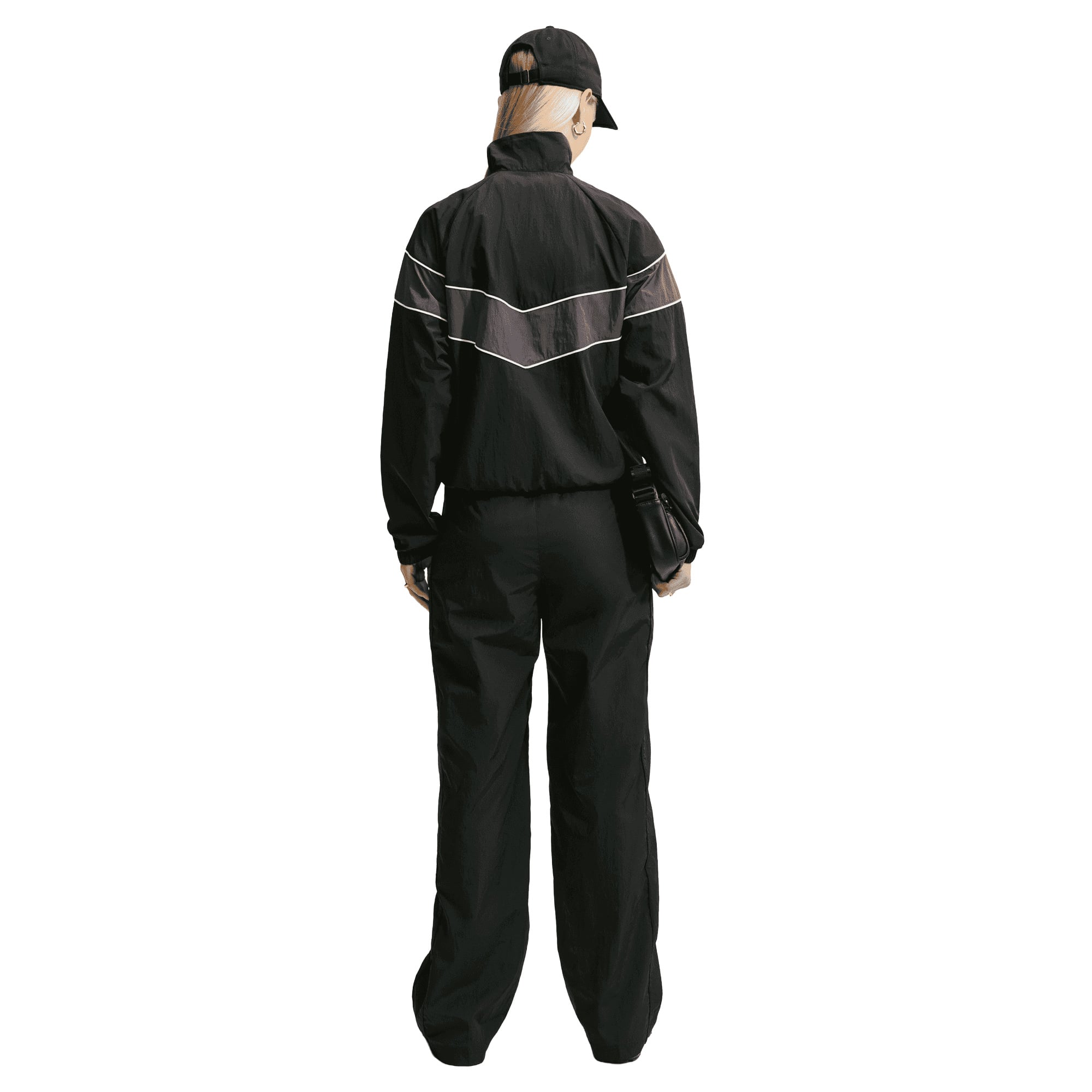 PSG Nike NSW Woven Windrunner Pants - Black - Womens, , rebel_hi-res