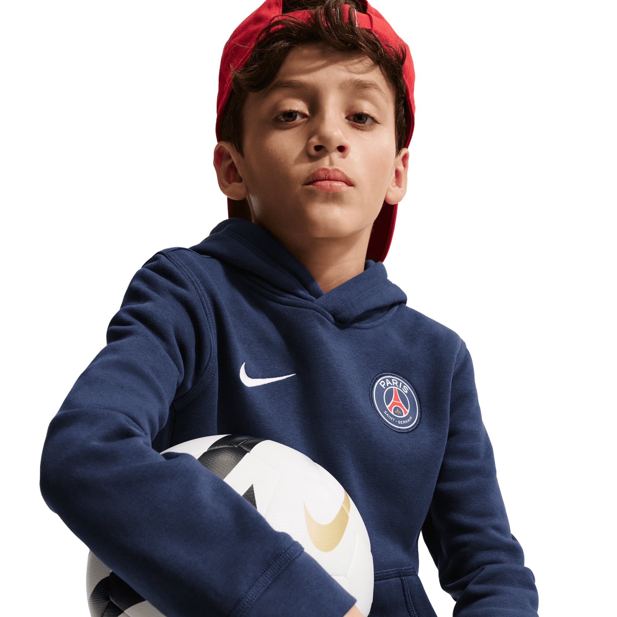 PSG Nike NSW Club Hoodie - Midnight Navy - Kids, , rebel_hi-res