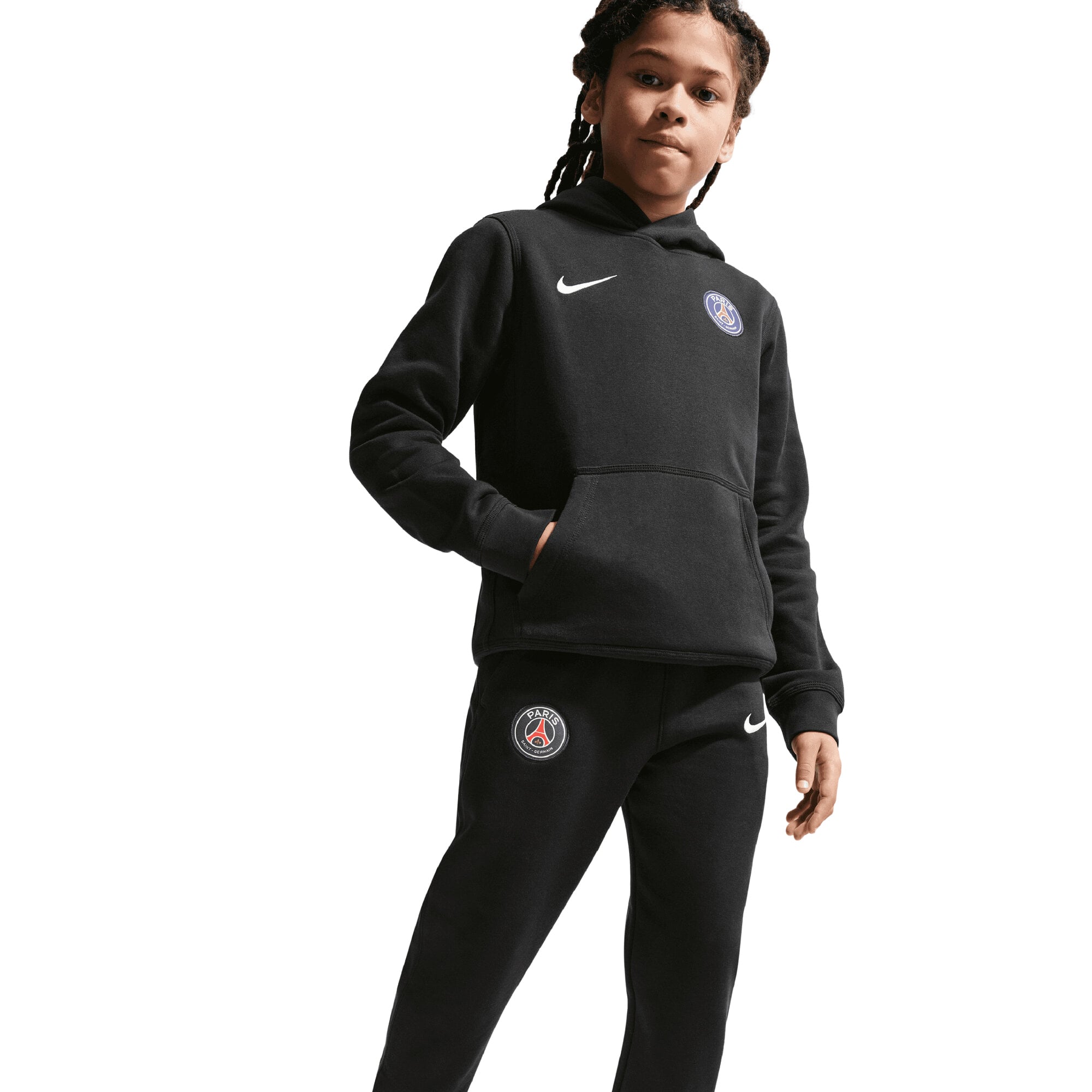 PSG Nike NSW Club Fleece Jogger Pants - Black - Kids, , rebel_hi-res