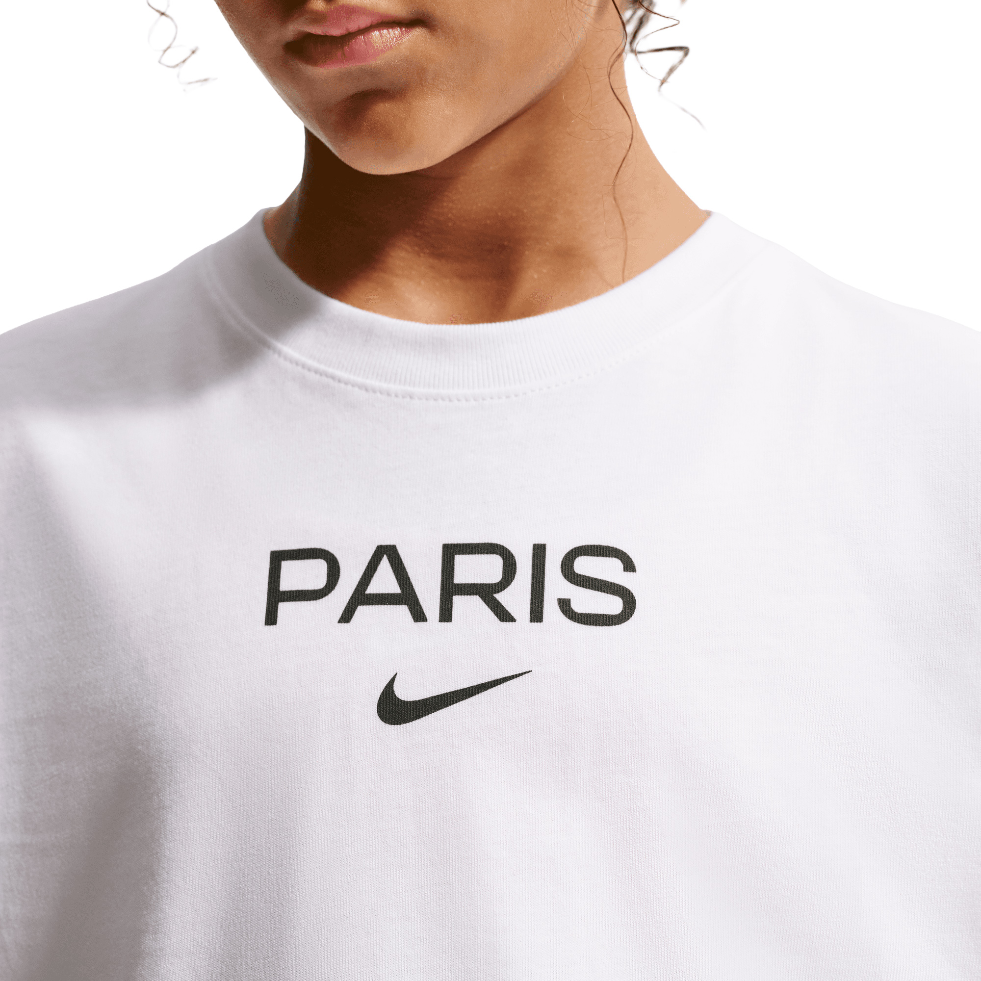 PSG Nike Wordmark T-Shirt - White - Kids, , rebel_hi-res