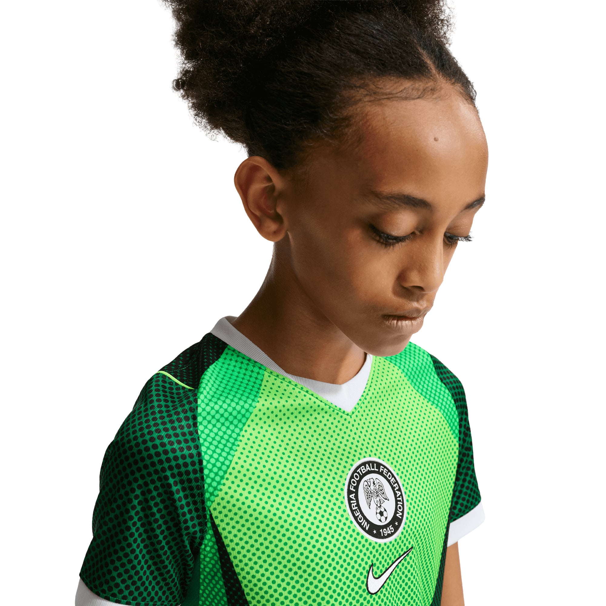 Nigeria Nike Home Stadium Shirt 2026 - Kids, , rebel_hi-res
