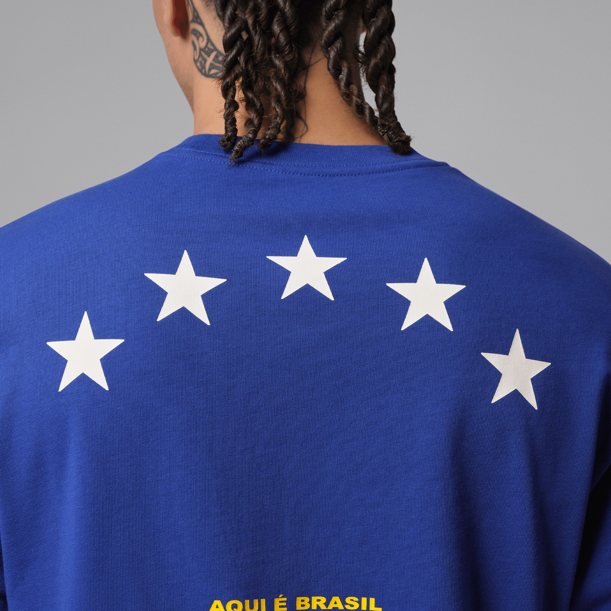 Brazil Jordan Logo Crew T-Shirt - Old Royal, , rebel_hi-res