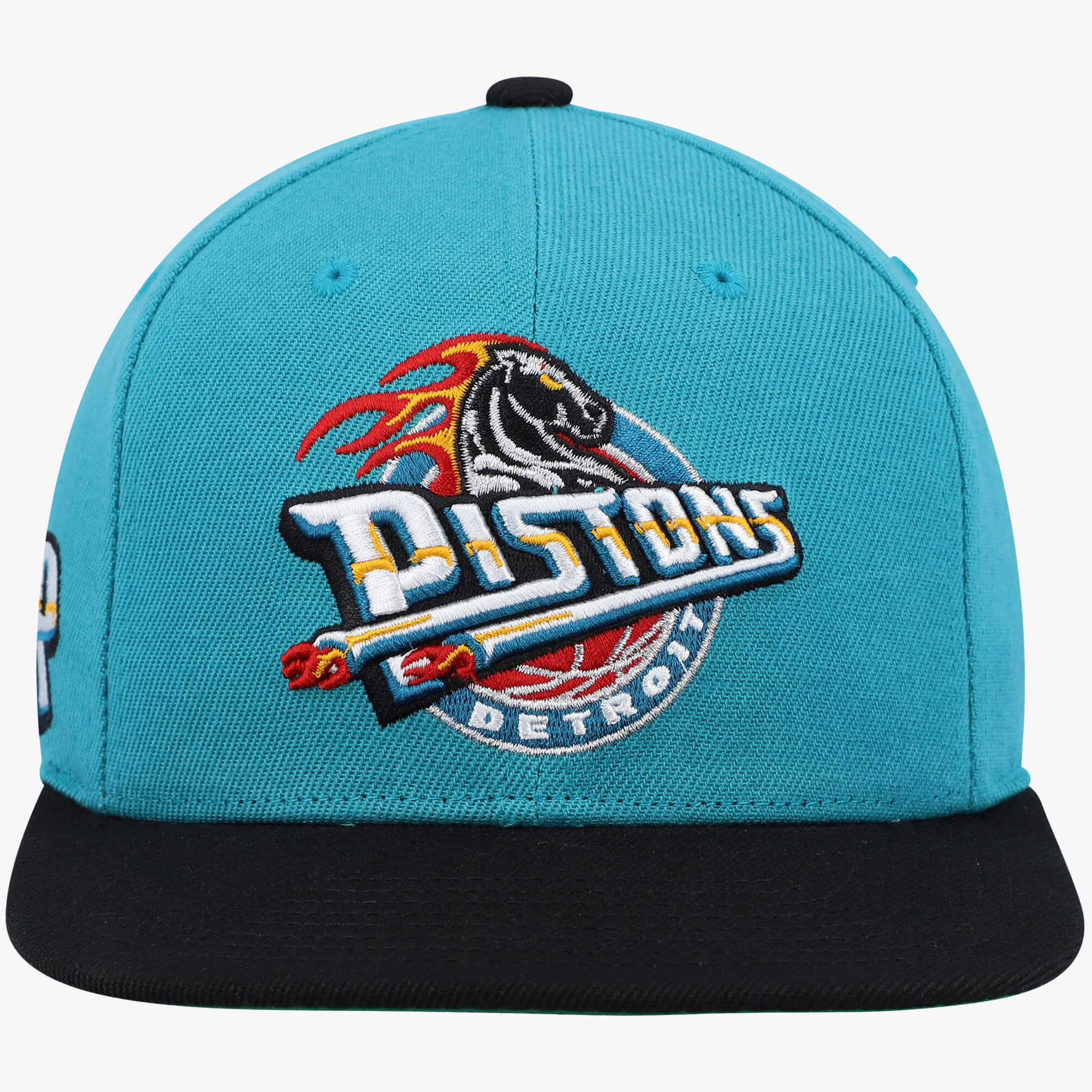 Detroit Pistons Mitchell & Ness Hardwood Classics Core Side Snapback Cap - Mens, , rebel_hi-res