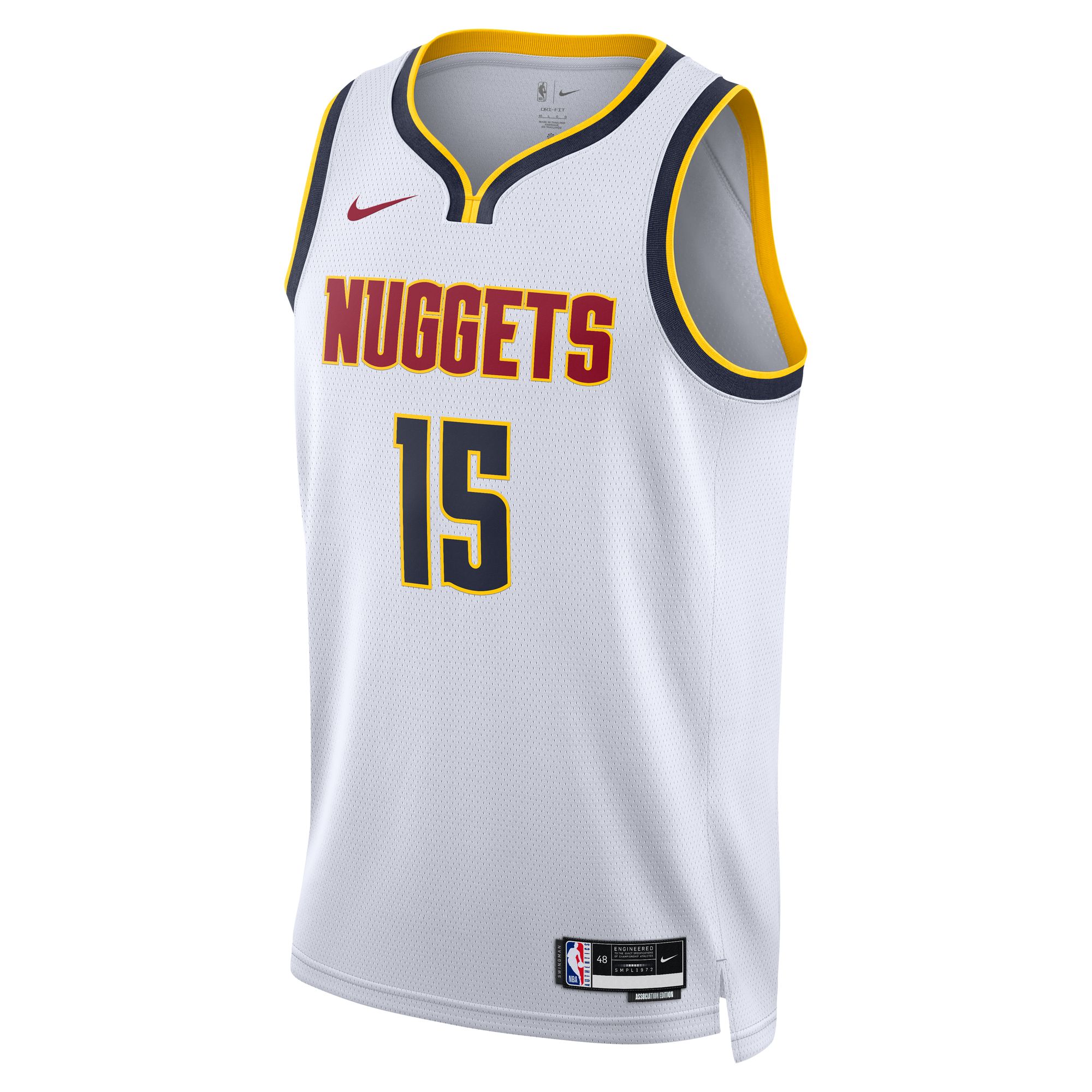Denver Nuggets Nike Association Swingman Jersey - Nikola Jokic - Unisex, , rebel_hi-res