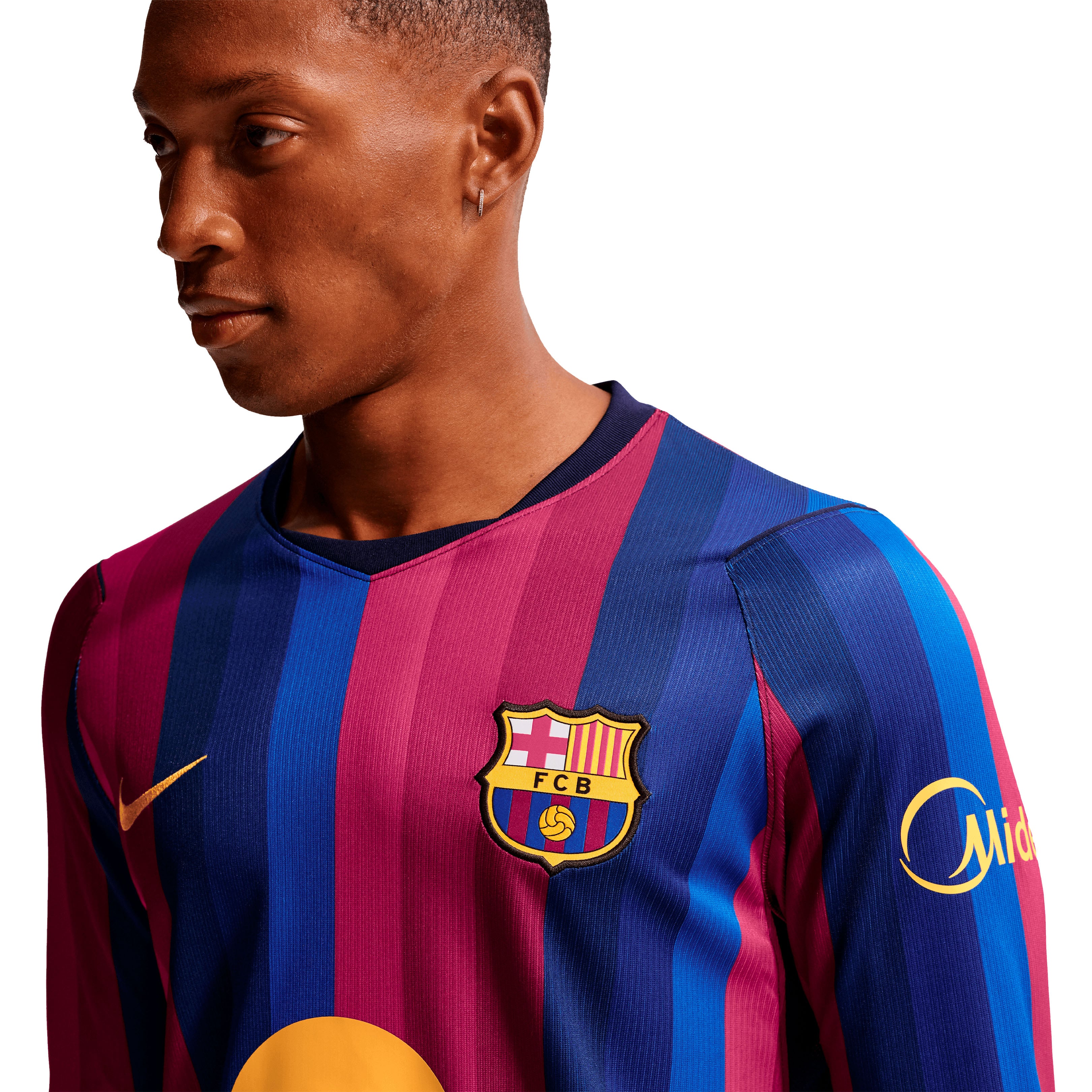 Barcelona Nike Home Stadium Long Sleeve Shirt 2026-27, , rebel_hi-res