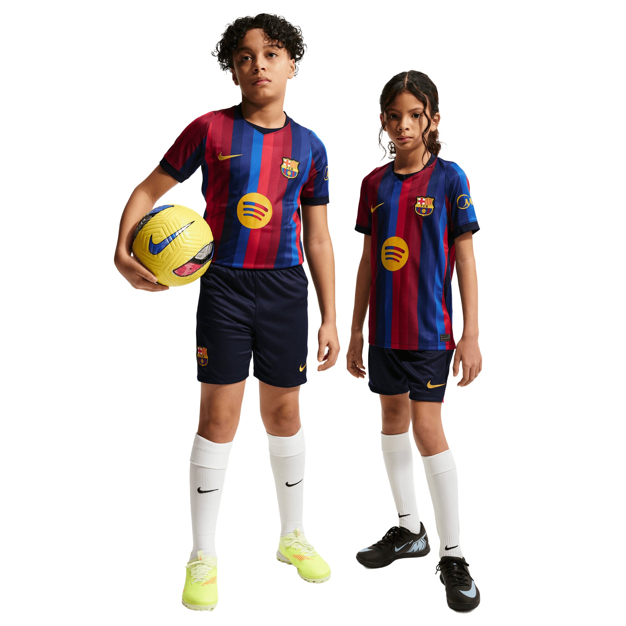Barcelona Nike Home Stadium Shorts 2026-27 - Kids, , rebel_hi-res
