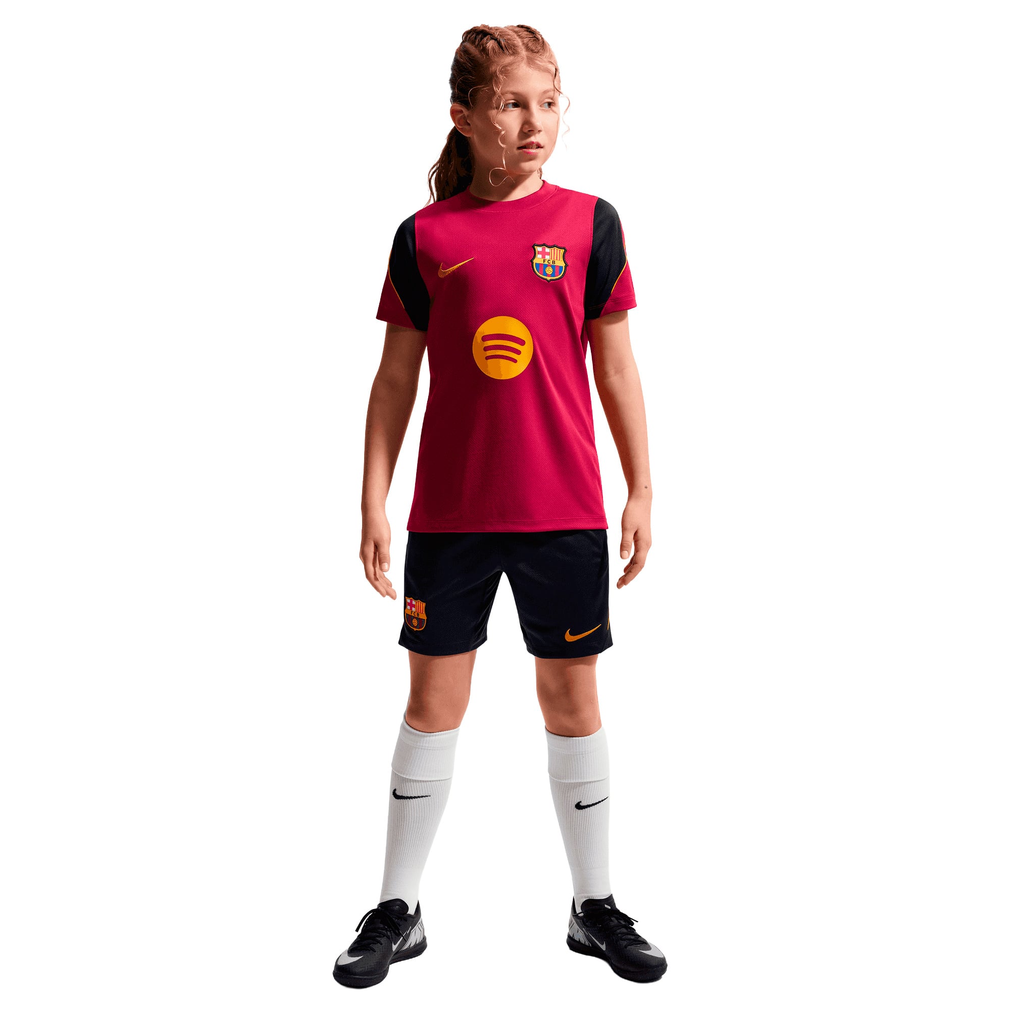 Barcelona Nike Strike Training Top - Noble Red - Kids, , rebel_hi-res