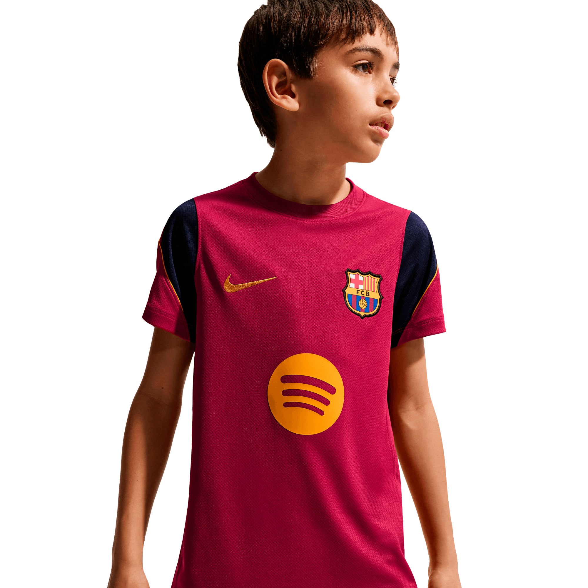 Barcelona Nike Strike Training Top - Noble Red - Kids, , rebel_hi-res