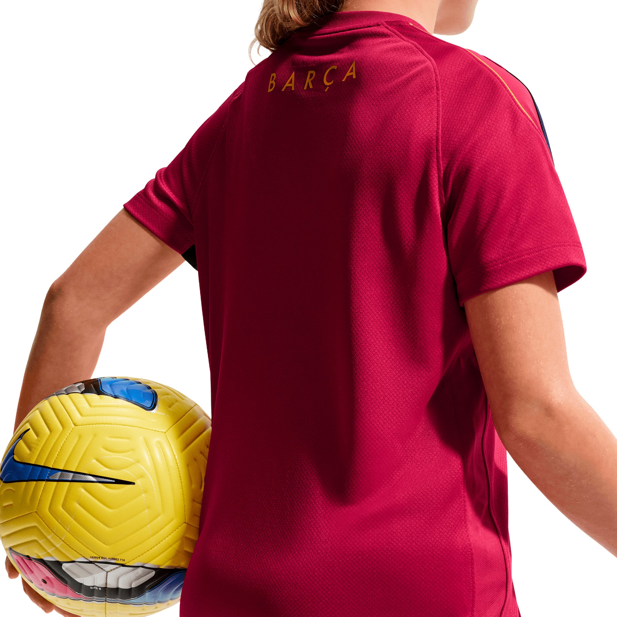 Barcelona Nike Strike Training Top - Noble Red - Kids, , rebel_hi-res