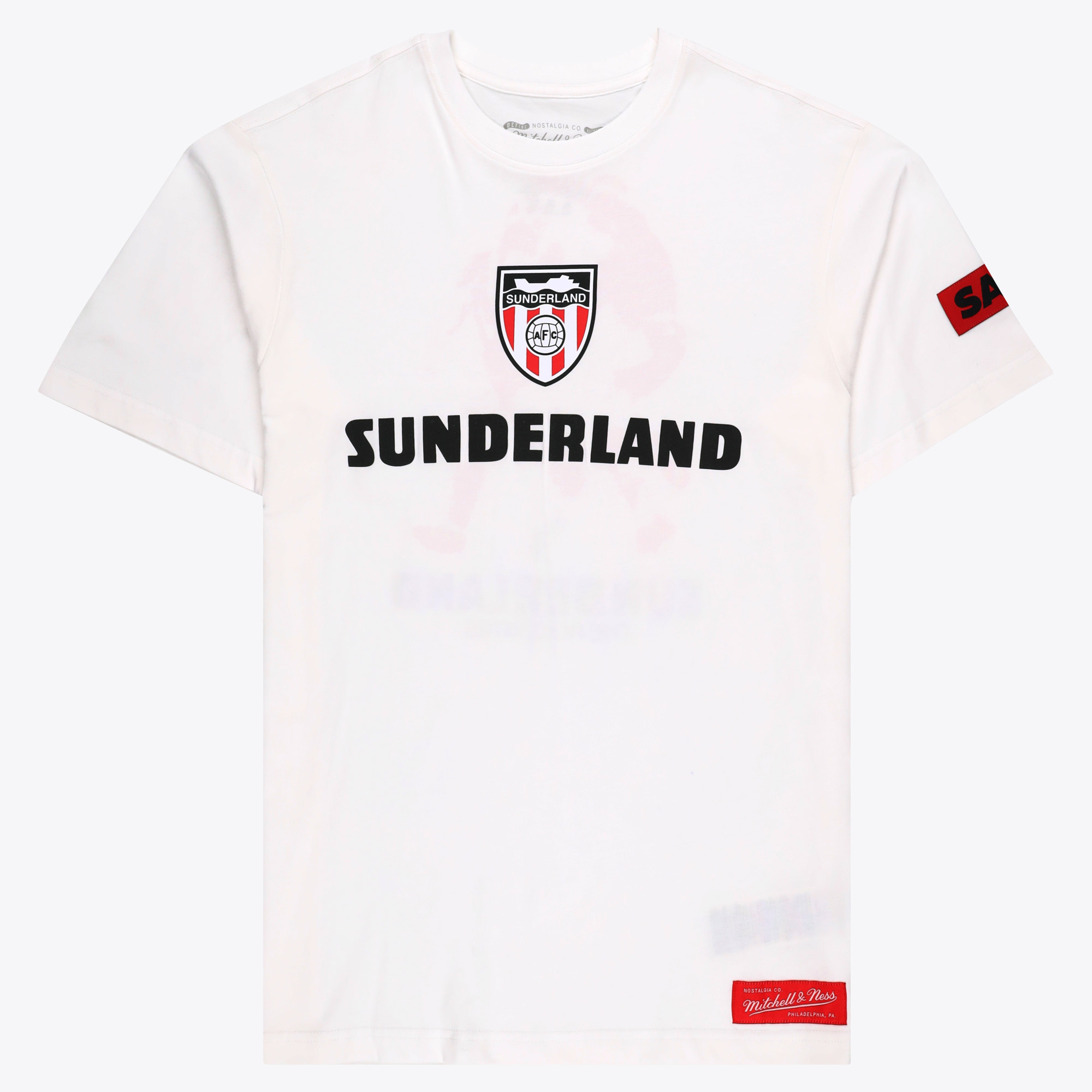 Sunderland x Mitchell & Ness Scenic T-Shirt - White - Mens, , rebel_hi-res