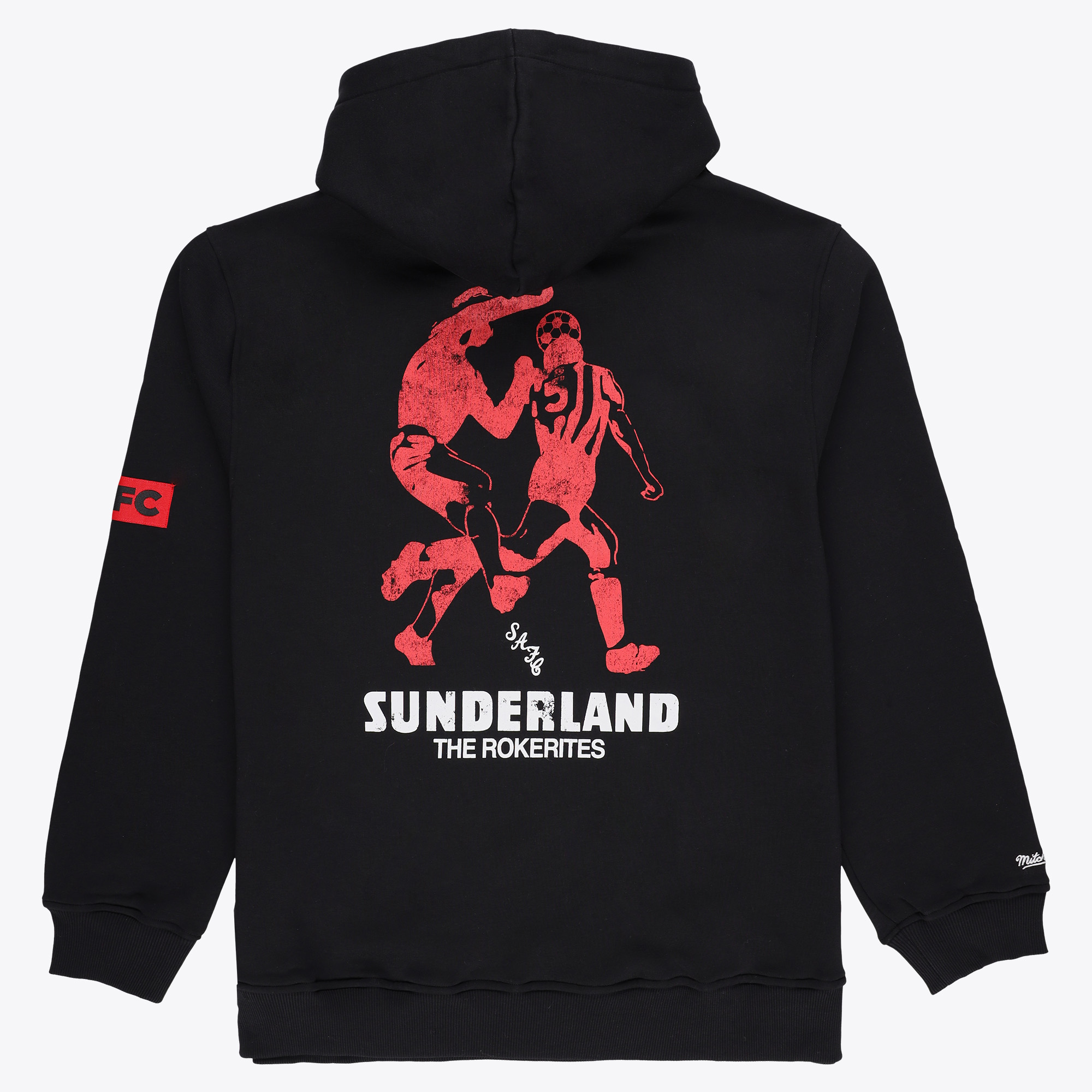 Sunderland x Mitchell & Ness Scenic Hoodie - Black - Mens, , rebel_hi-res