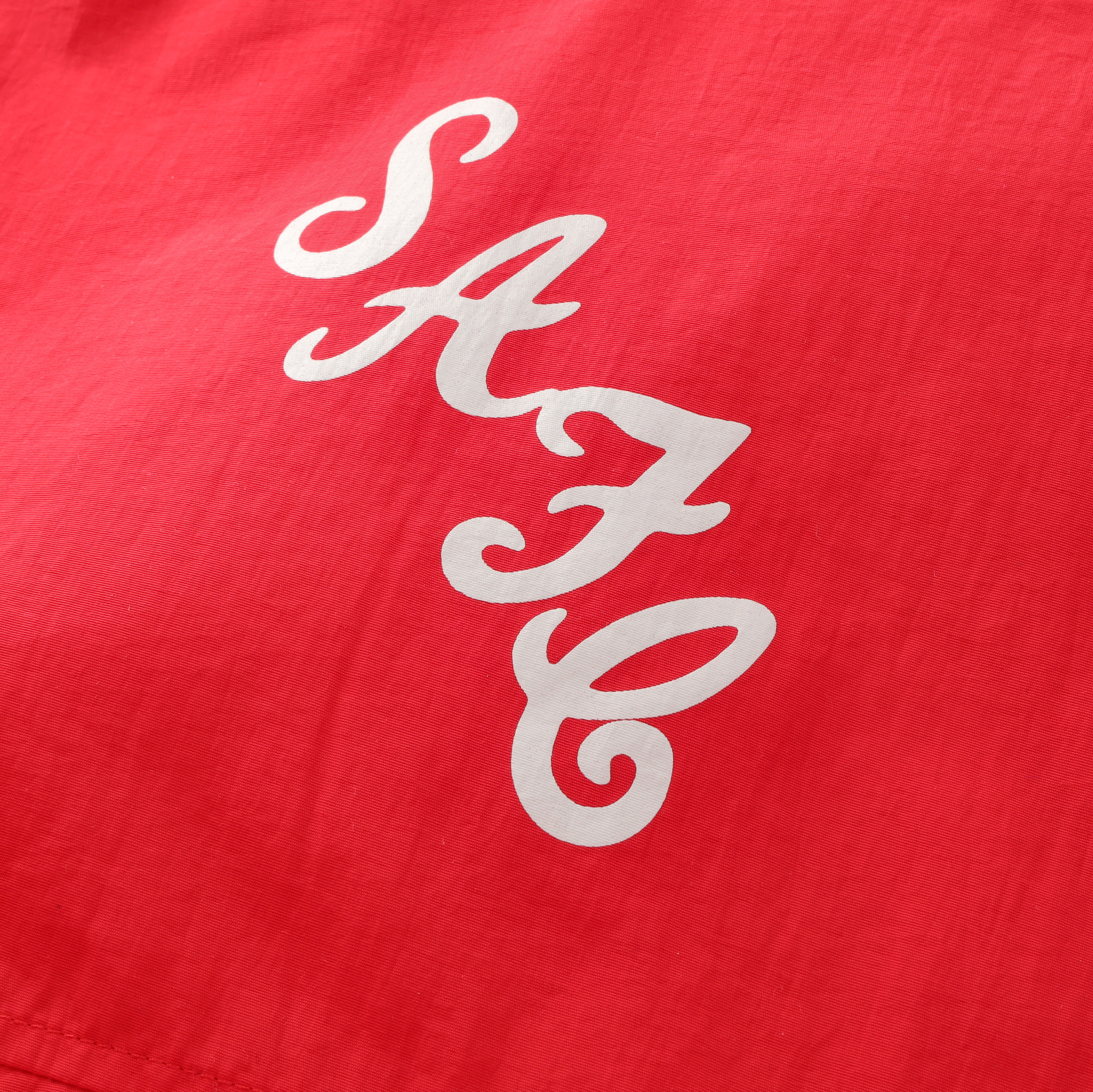 Sunderland x Mitchell & Ness Placket Windbreaker - Black / Red - Mens, , rebel_hi-res