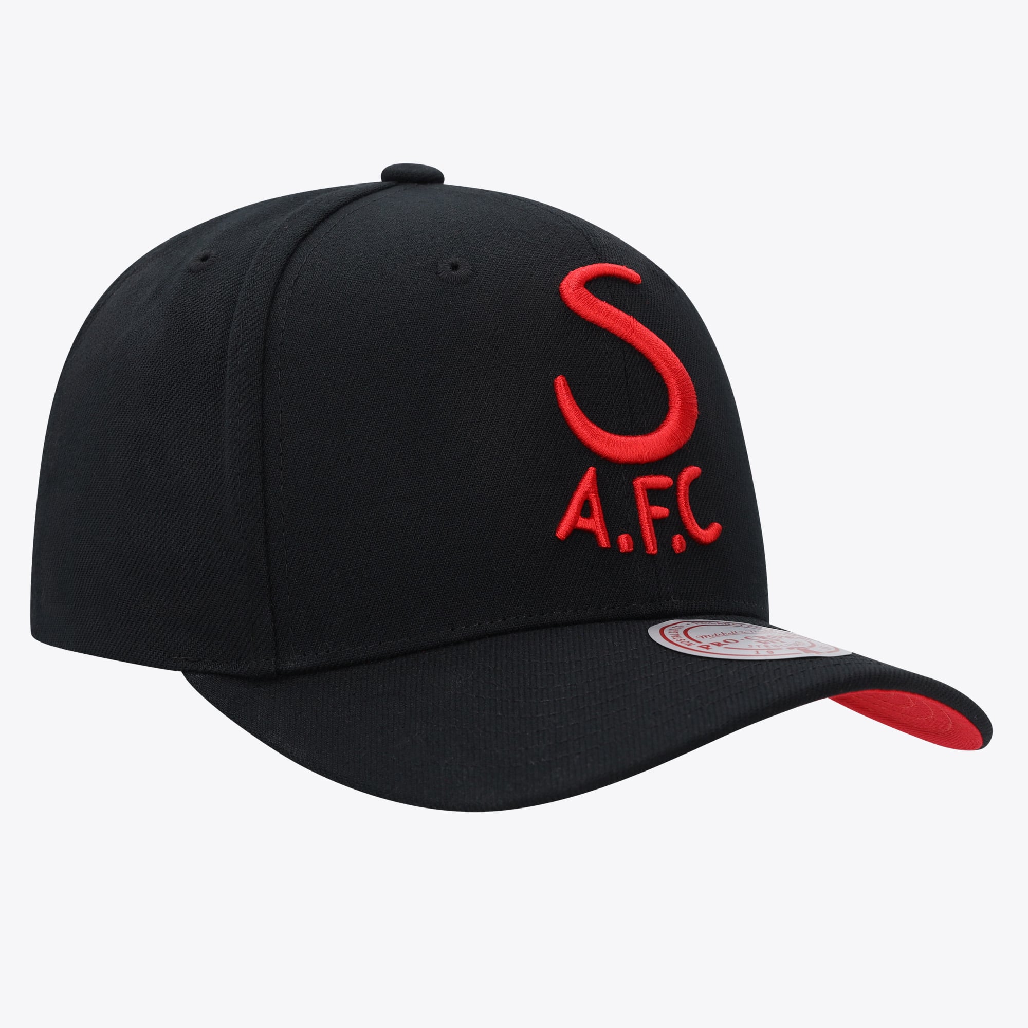 Sunderland x Mitchell & Ness Pro Crown Cap - Black - Mens, , rebel_hi-res