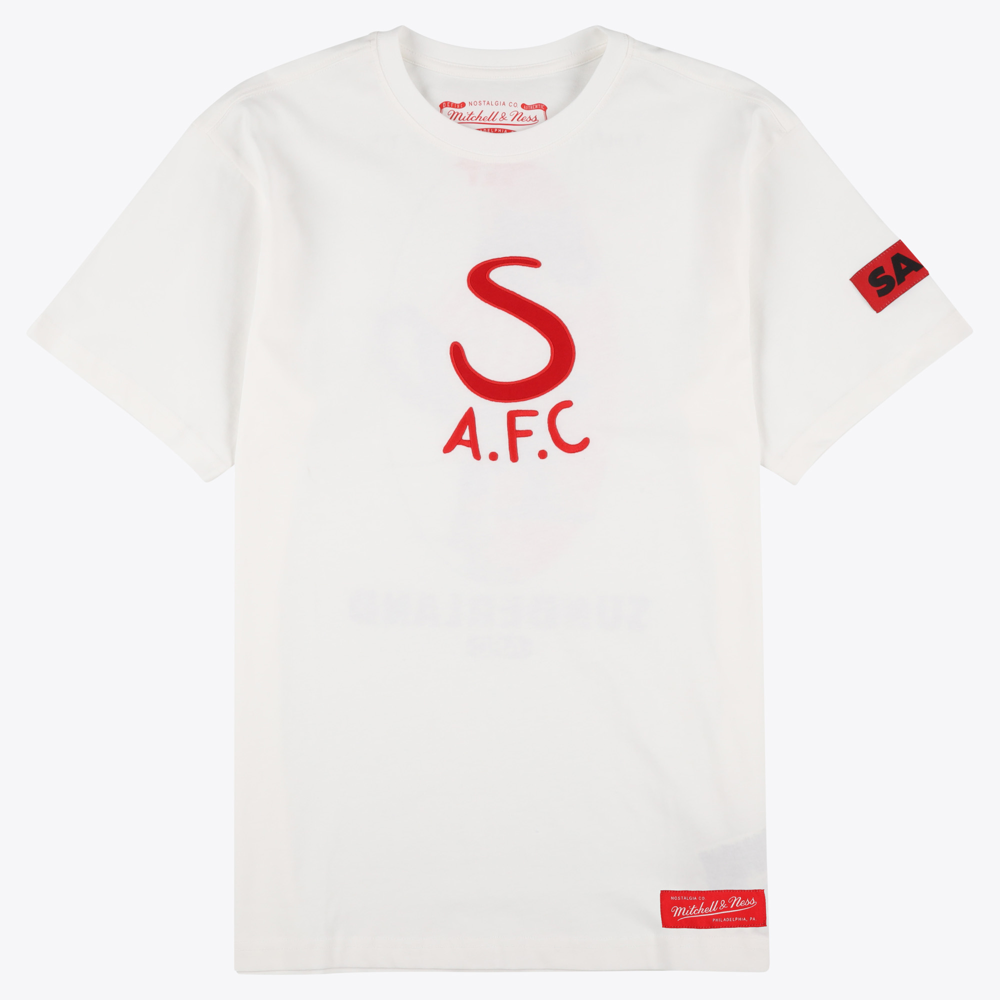 Sunderland x Mitchell & Ness Mascot T-Shirt - White - Mens, , rebel_hi-res