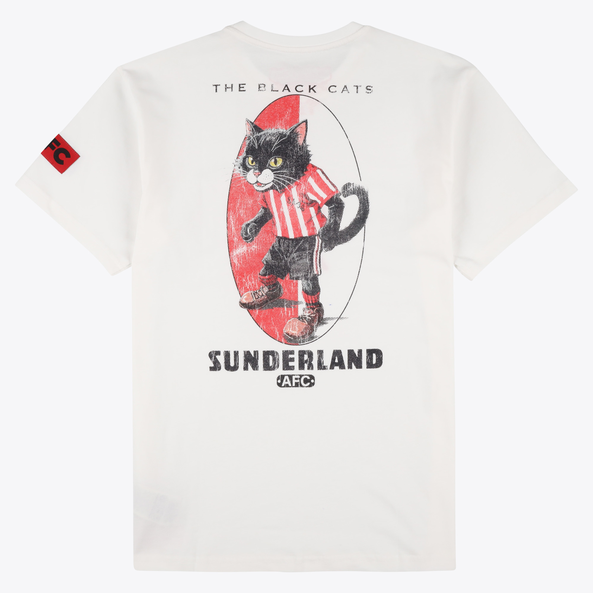 Sunderland x Mitchell & Ness Mascot T-Shirt - White - Mens, , rebel_hi-res