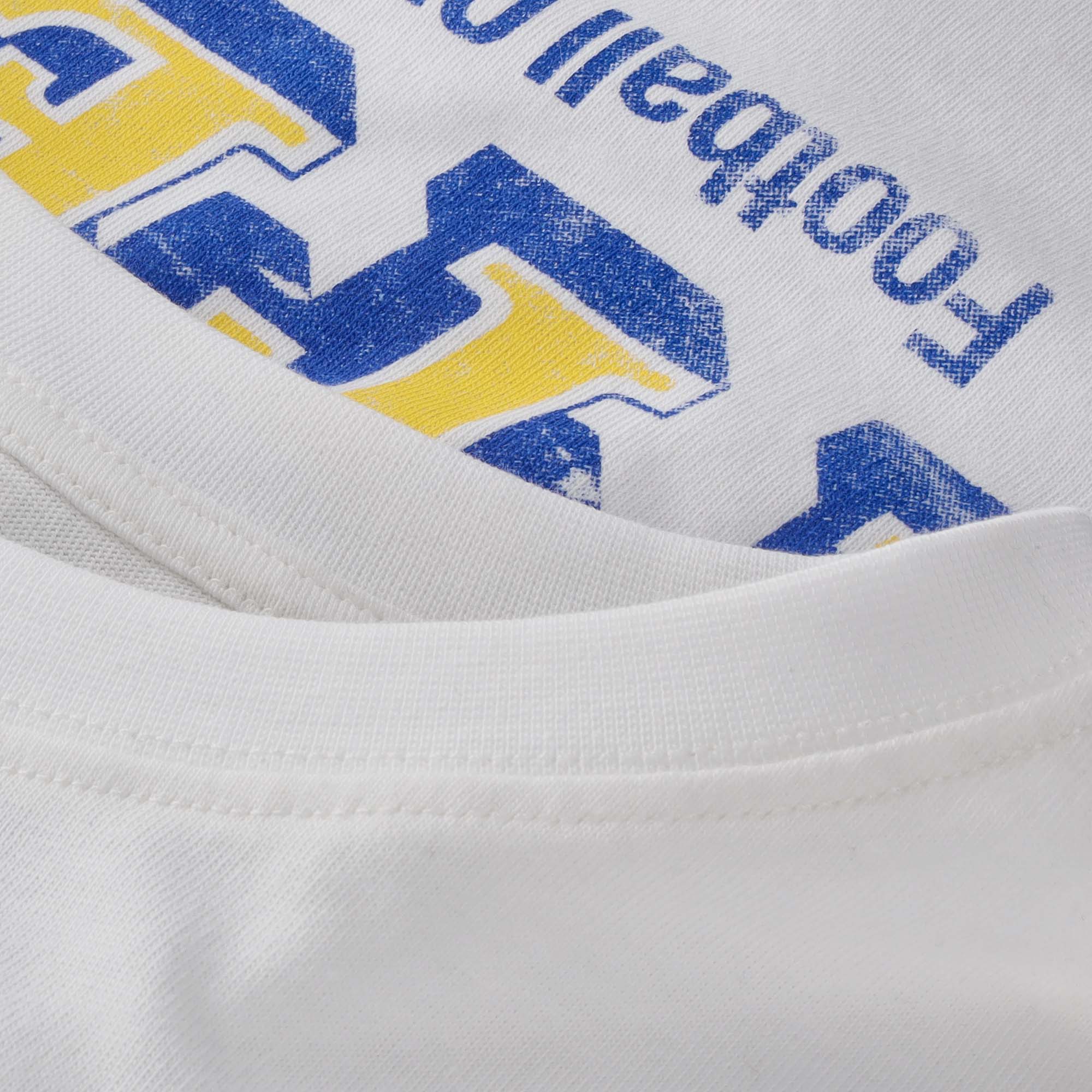 Leeds United x Mitchell & Ness Program T-Shirt - White - Mens, , rebel_hi-res