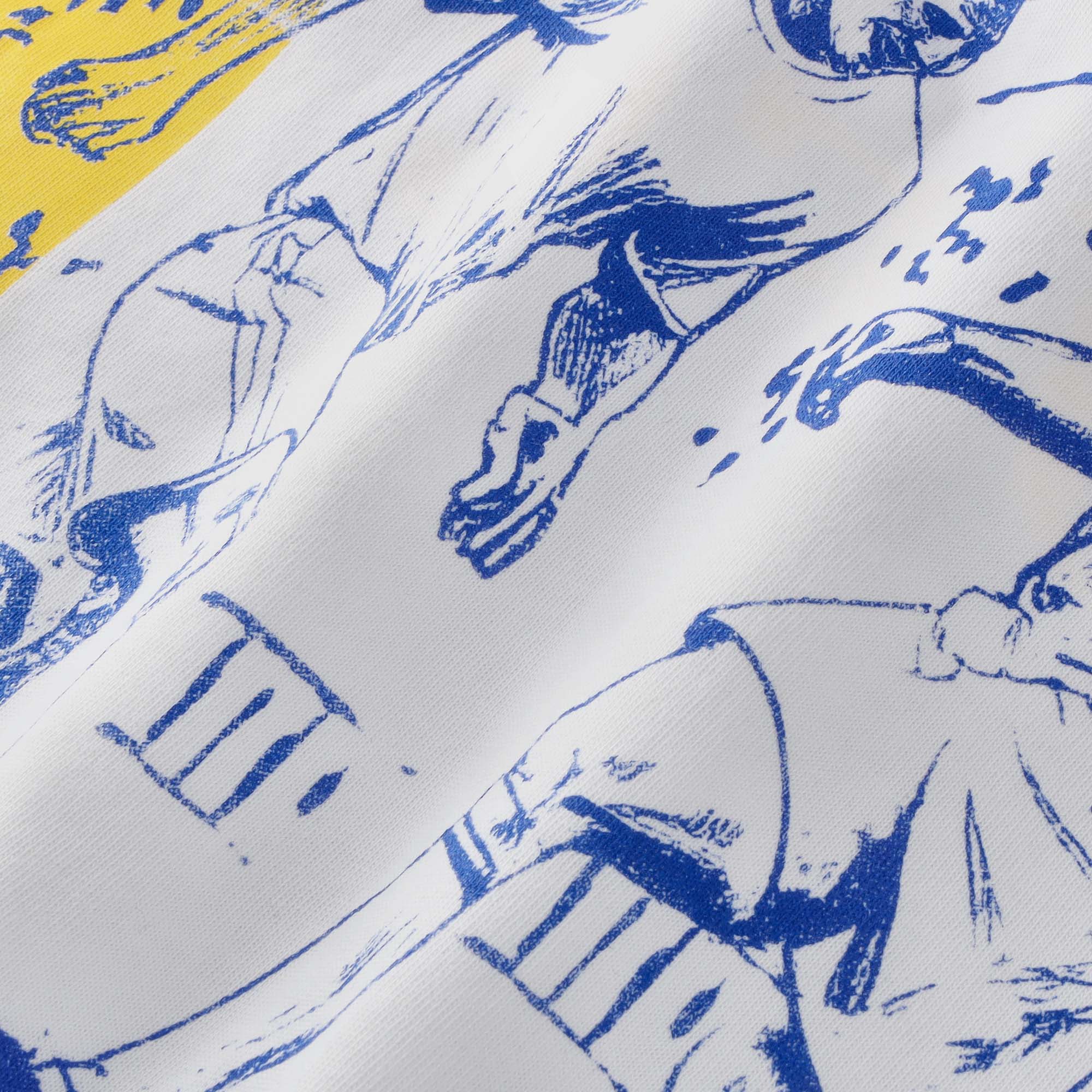 Leeds United x Mitchell & Ness Program T-Shirt - White - Mens, , rebel_hi-res