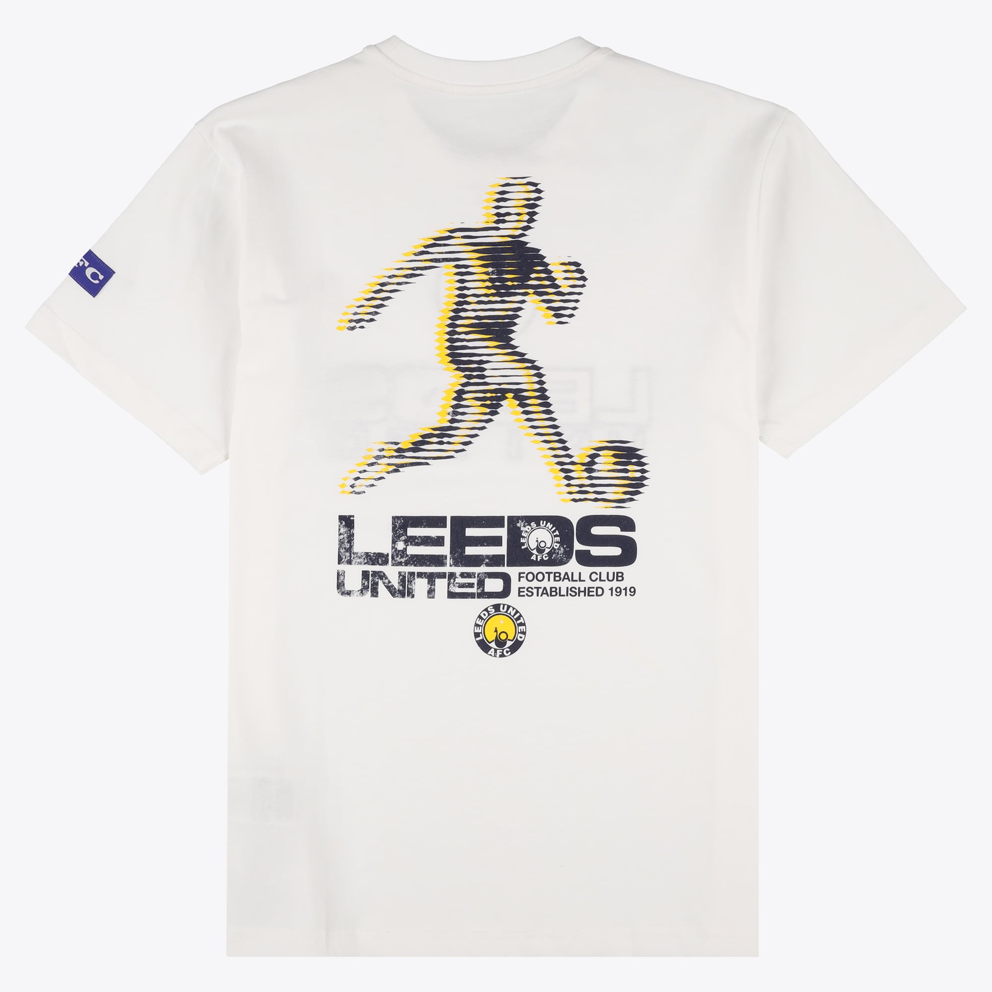 Leeds United x Mitchell & Ness Mascot T-Shirt - White - Mens, , rebel_hi-res
