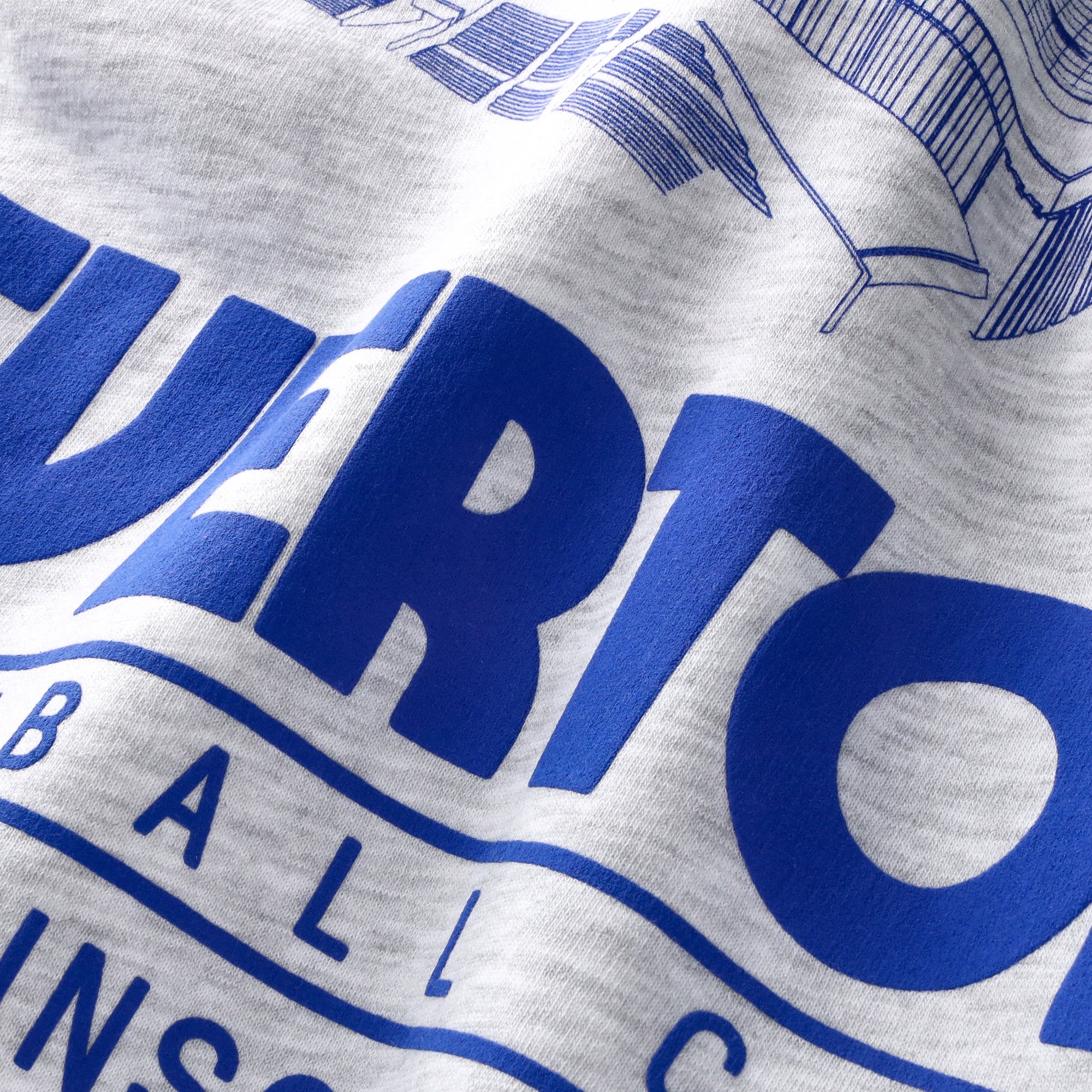 Everton x Mitchell & Ness Stadium Hoodie - Grey Marl - Mens, , rebel_hi-res