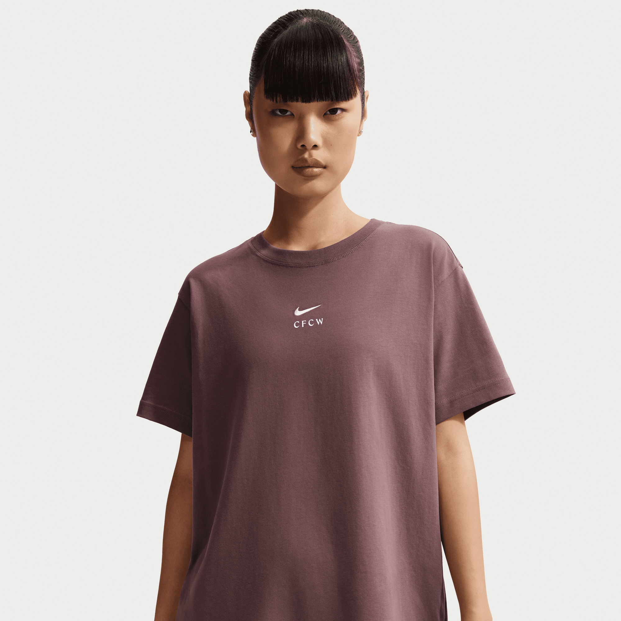 Chelsea CFCW Nike Classic T-Shirt - Brown - Womens, , rebel_hi-res