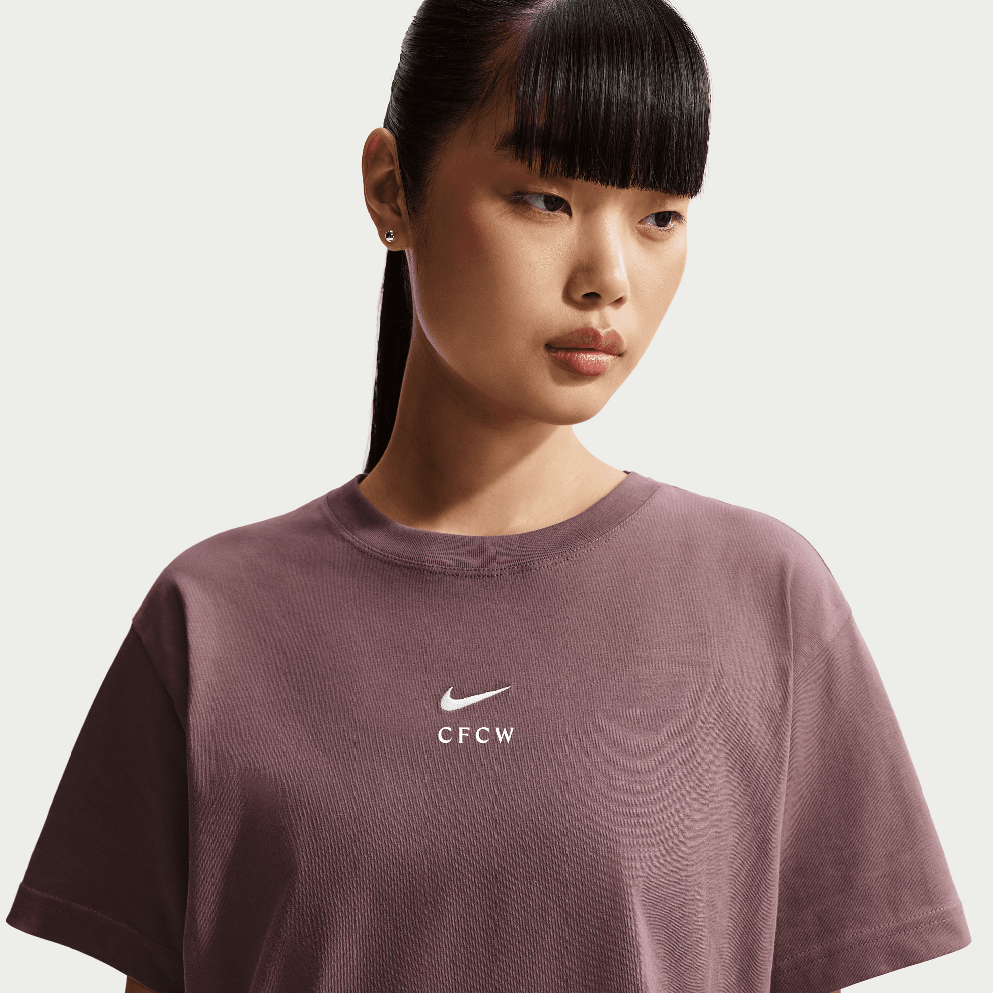 Chelsea CFCW Nike Classic T-Shirt - Brown - Womens, , rebel_hi-res