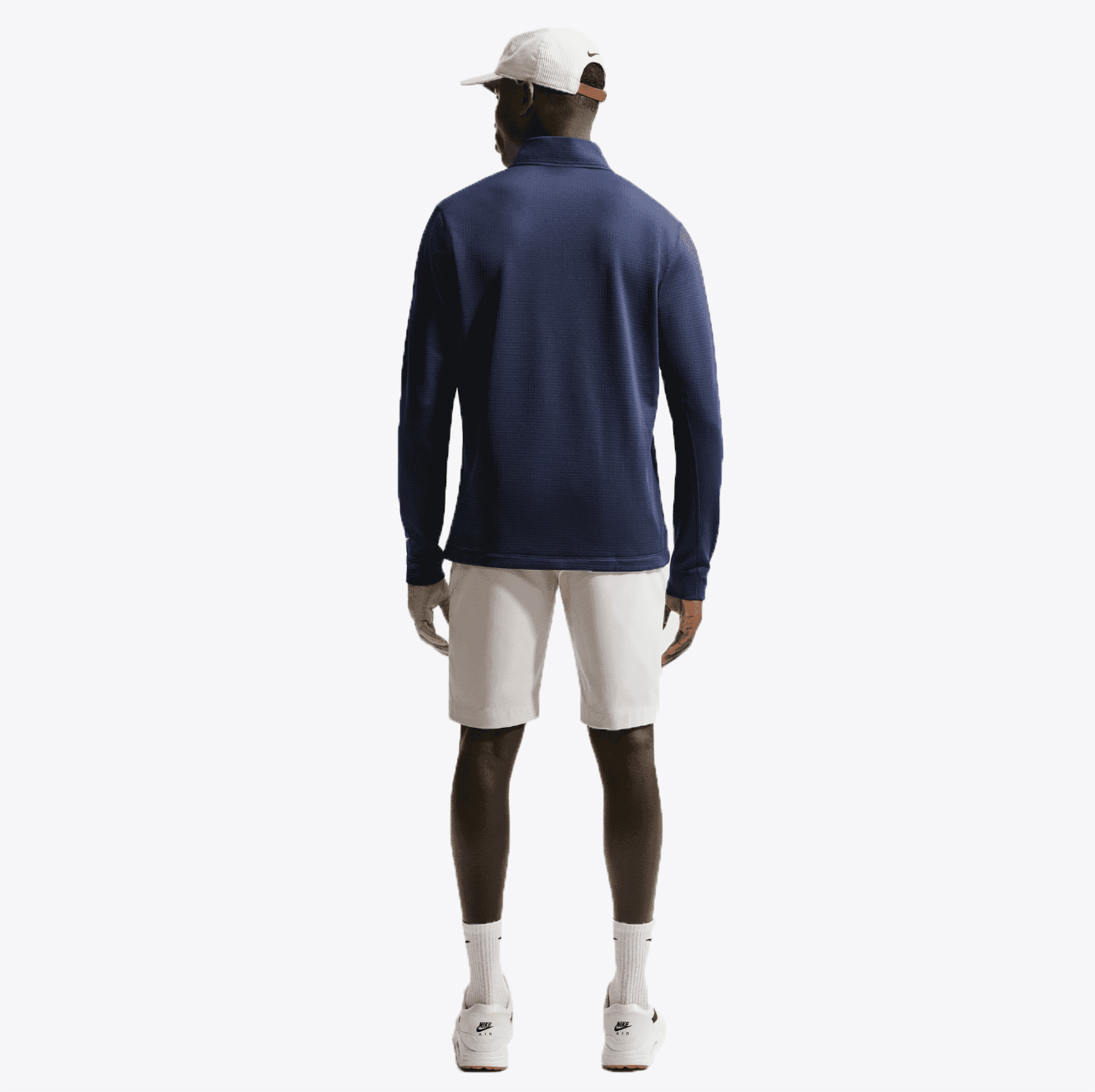 Chelsea Nike Therma-FIT Velocity 1/2 Zip Golf Top - Navy - Mens, , rebel_hi-res