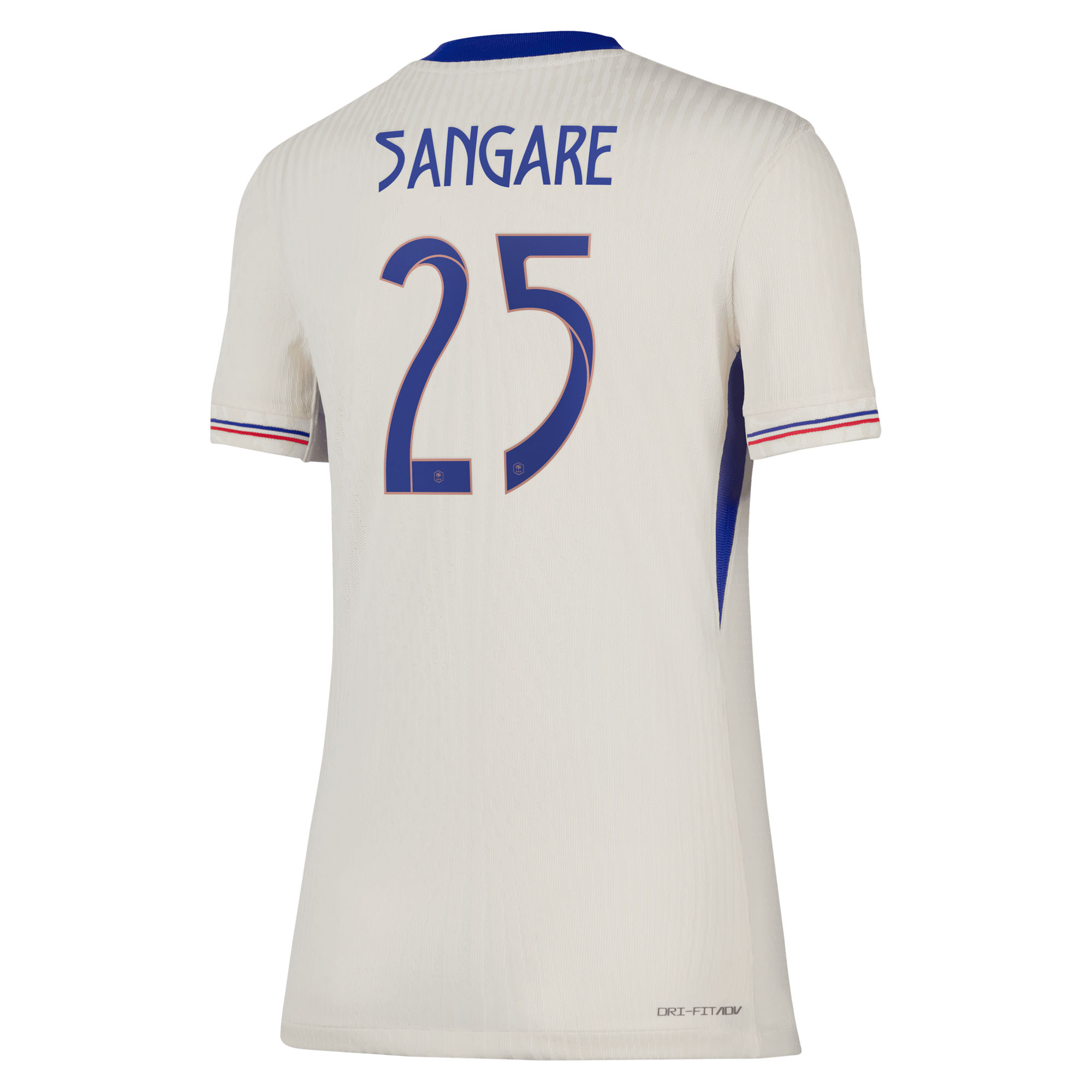 France Nike Away Dri-Fit Adv Match Shirt 2025 - Womens with Sangare 25 printing, , rebel_hi-res