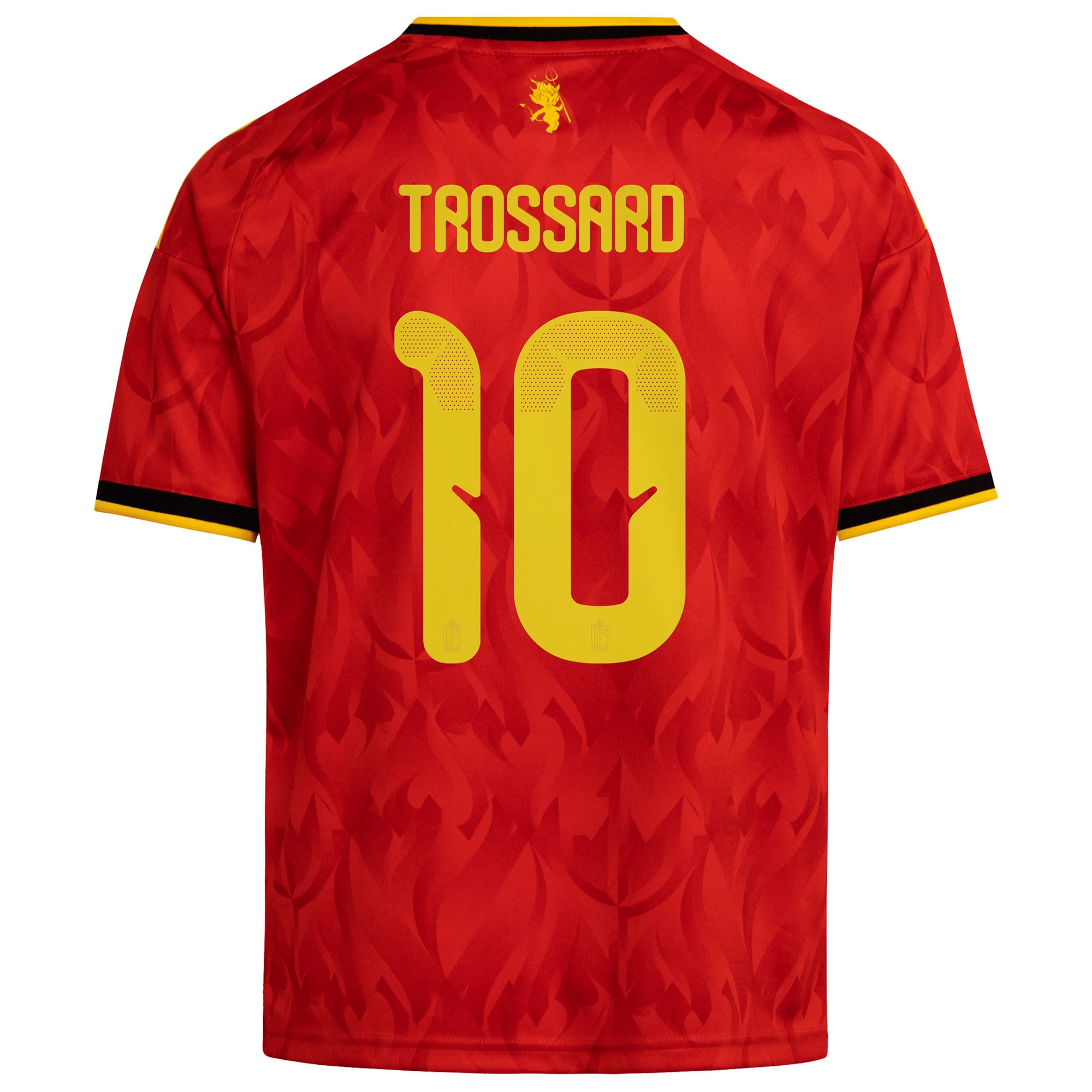 Belgium adidas Home Shirt 2026 - Kids with Trossard 10 printing, , rebel_hi-res
