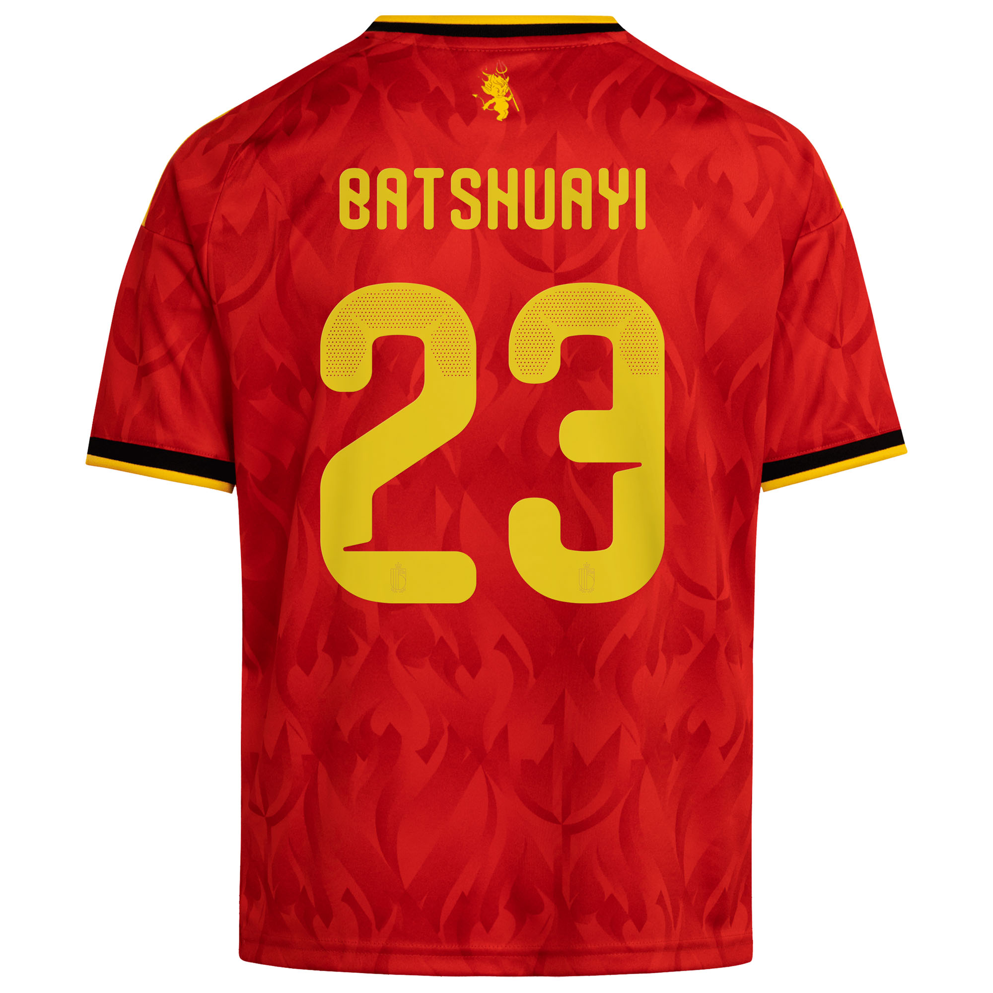Belgium adidas Home Shirt 2026 - Kids with Batshuayi 23 printing, , rebel_hi-res