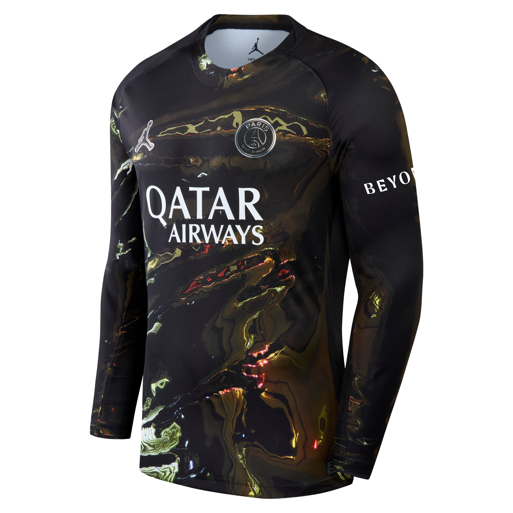 PSG Jordan Night Edition Stadium Long-Sleeved Shirt 2025-26, , rebel_hi-res