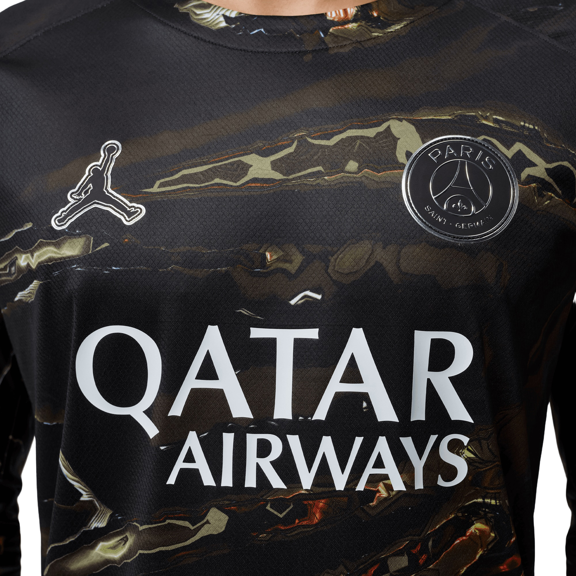 PSG Jordan Night Edition Stadium Long-Sleeved Shirt 2025-26, , rebel_hi-res