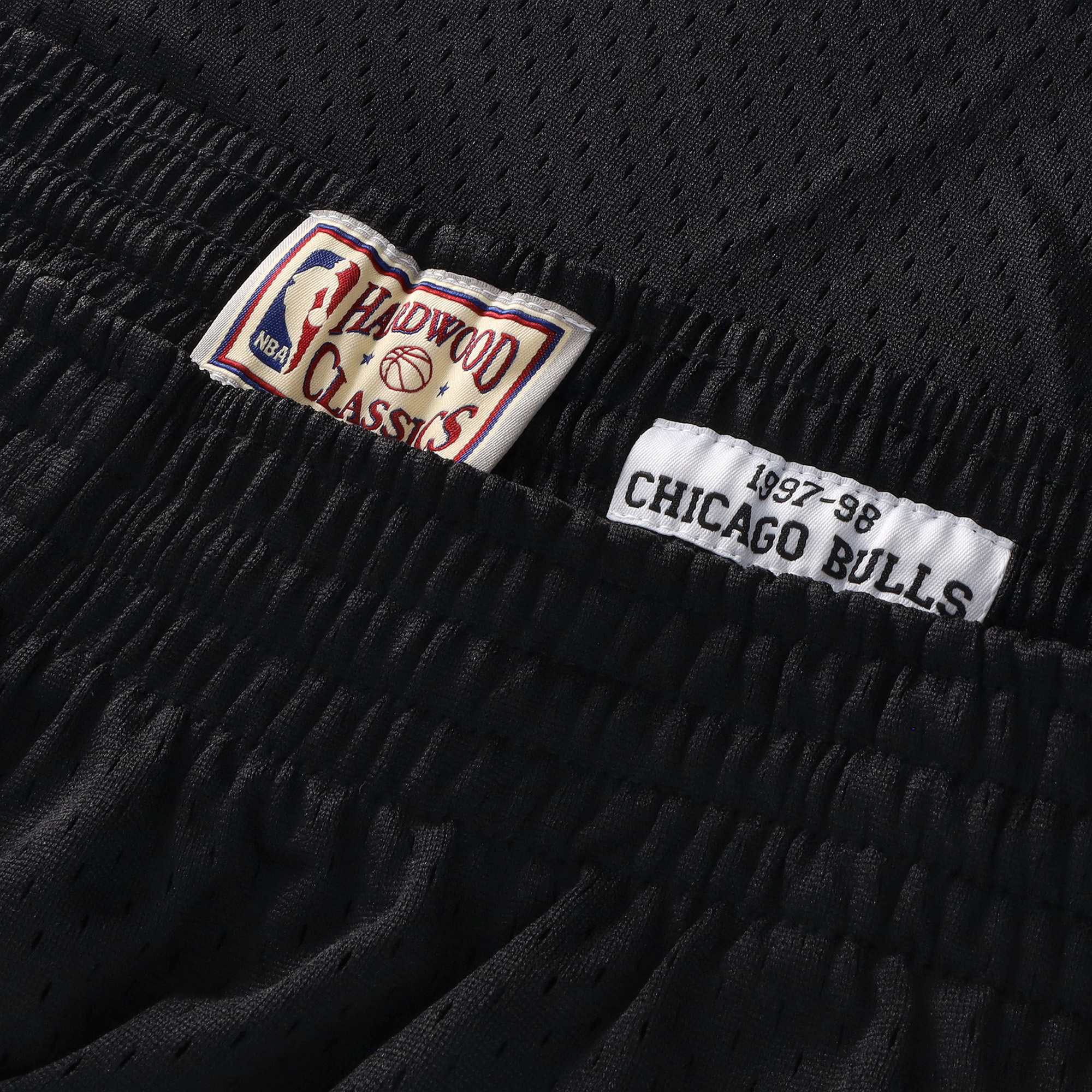 Chicago Bulls Hardwood Classics Alternate Swingman Shorts By Mitchell & Ness - Black - Mens, , rebel_hi-res