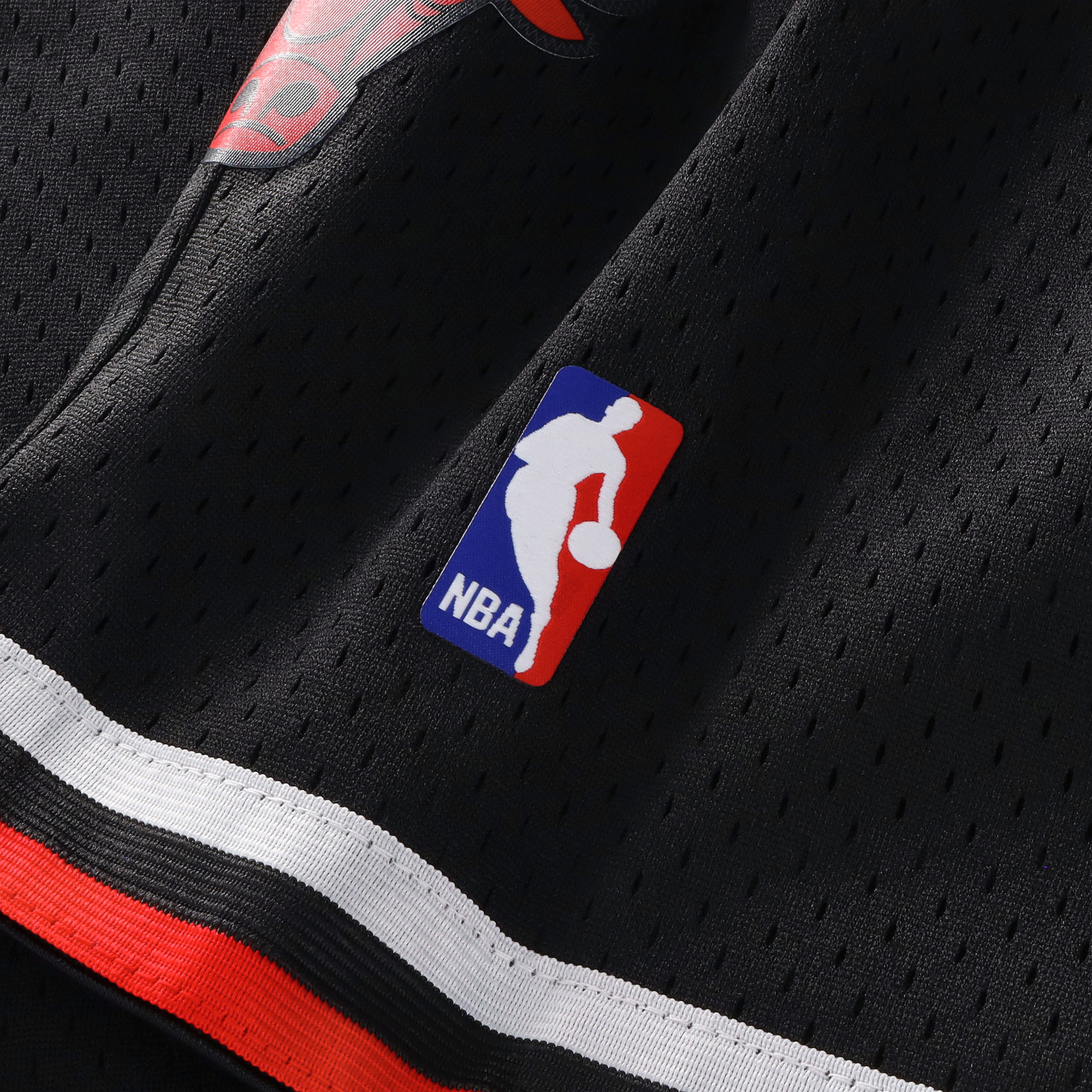 Chicago Bulls Hardwood Classics Alternate Swingman Shorts By Mitchell & Ness - Black - Mens, , rebel_hi-res