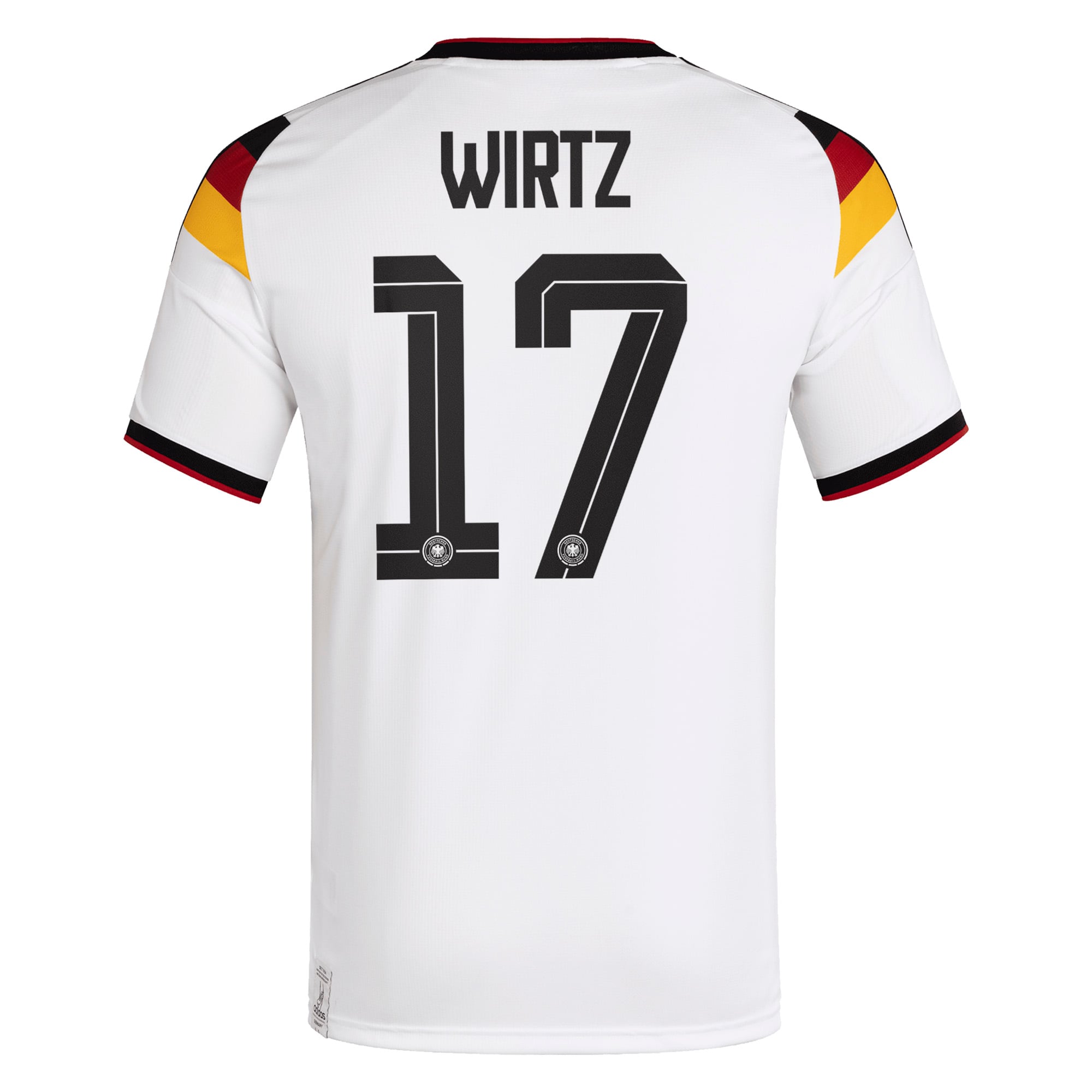 Germany National Team adidas Home Shirt 2026 with Wirtz 17 printing, , rebel_hi-res