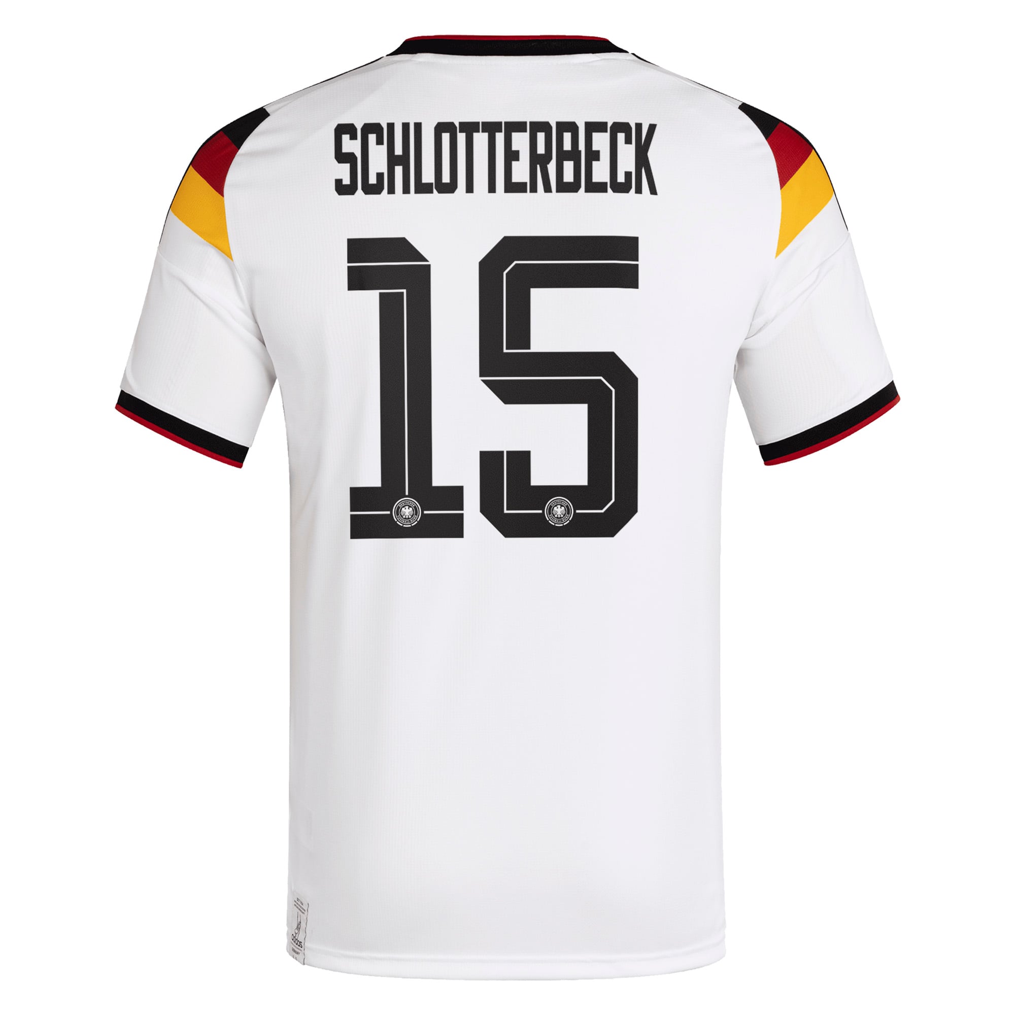 Germany National Team adidas Home Shirt 2026 with Schlotterbeck 15 printing, , rebel_hi-res