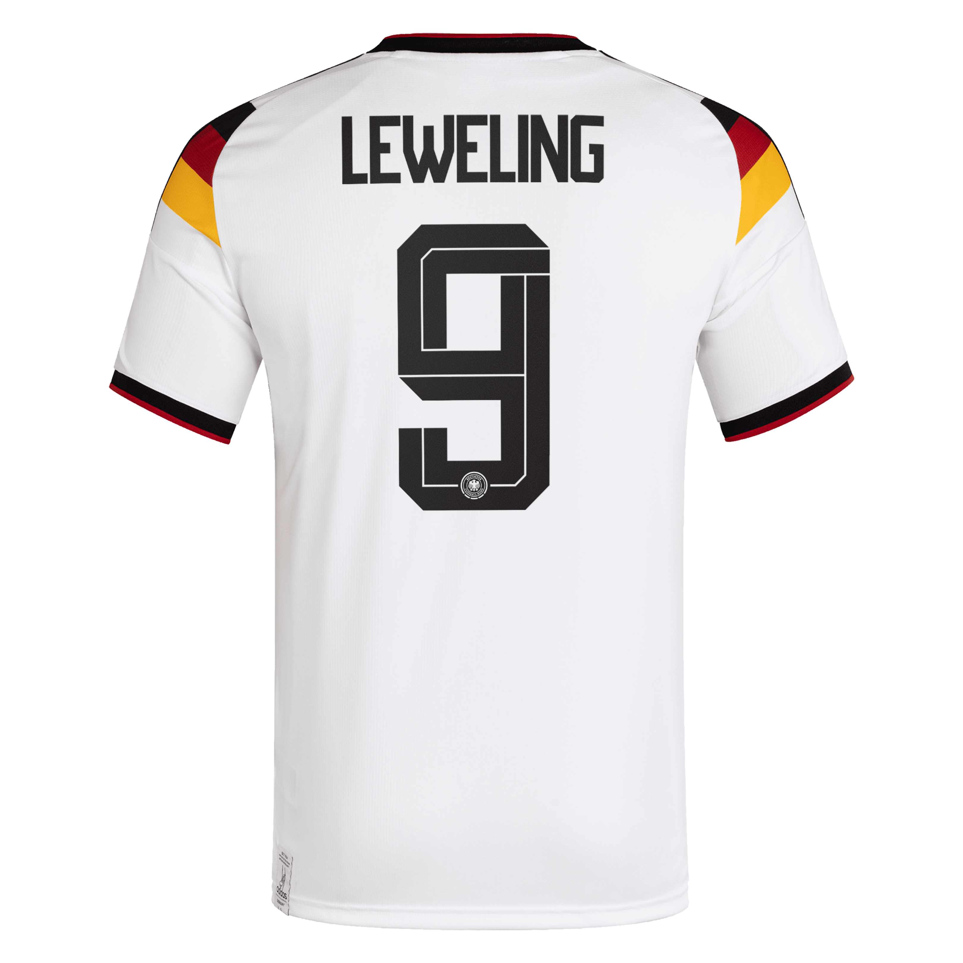 Germany National Team adidas Home Shirt 2026 with Leweling 9 printing, , rebel_hi-res