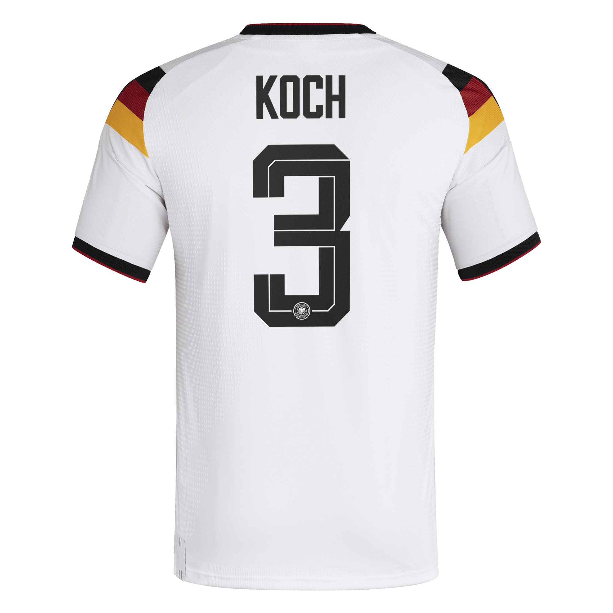 Germany National Team adidas Home Authentic Shirt 2026 with Koch 3 printing, , rebel_hi-res