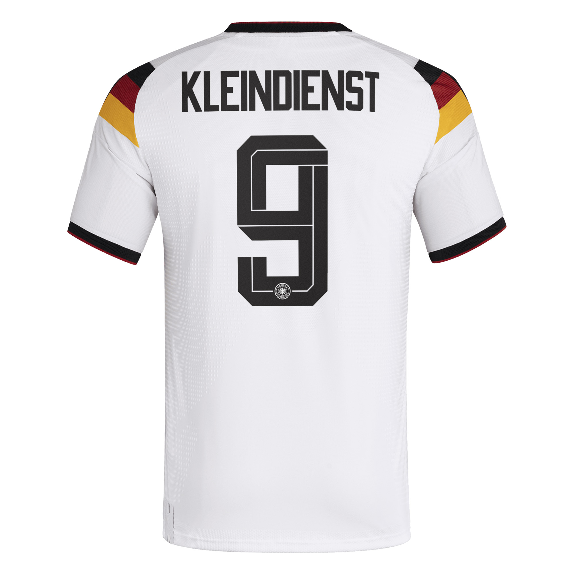 Germany National Team adidas Home Authentic Shirt 2026 with Kleindienst 9 printing, , rebel_hi-res