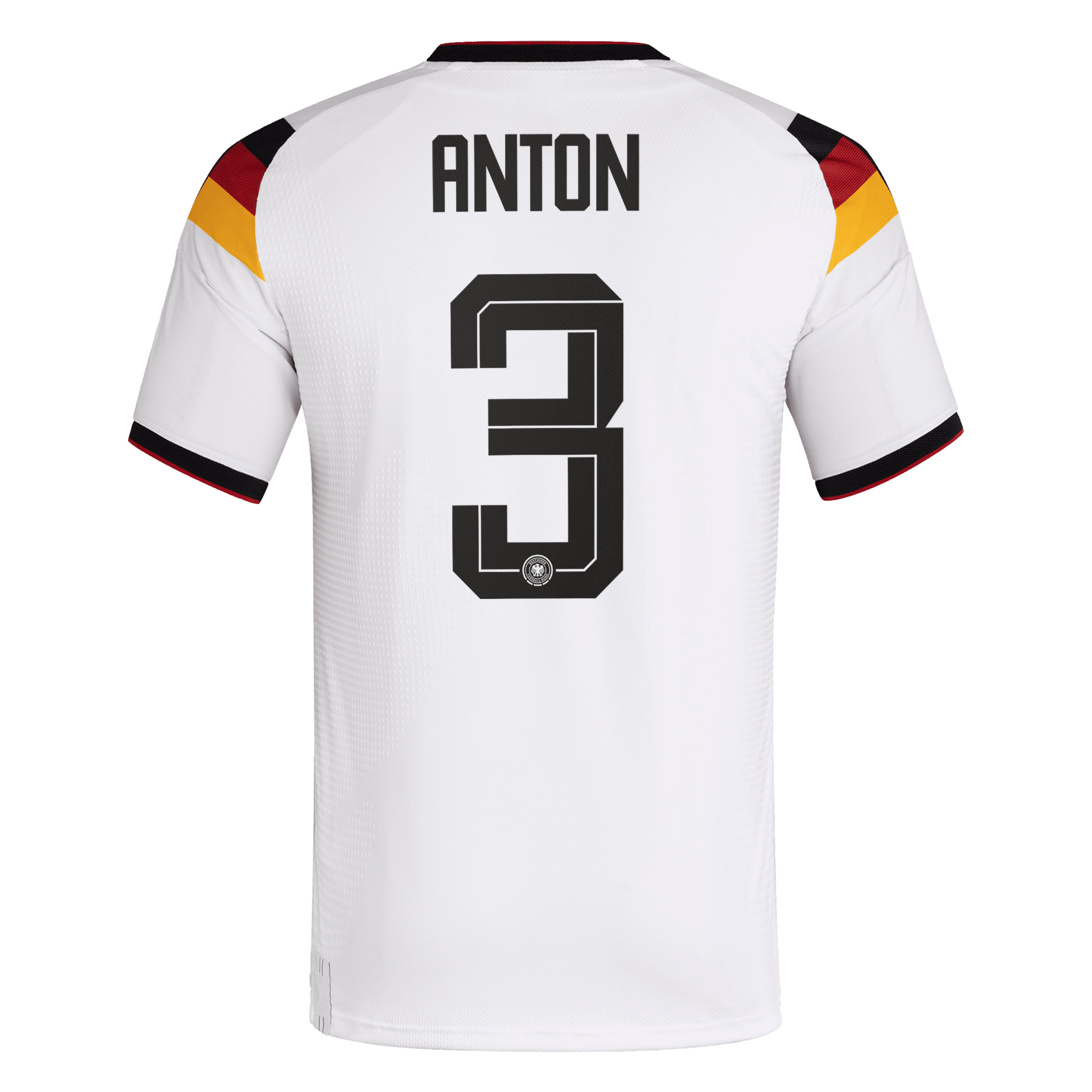 Germany National Team adidas Home Authentic Shirt 2026 with Anton 2 printing, , rebel_hi-res