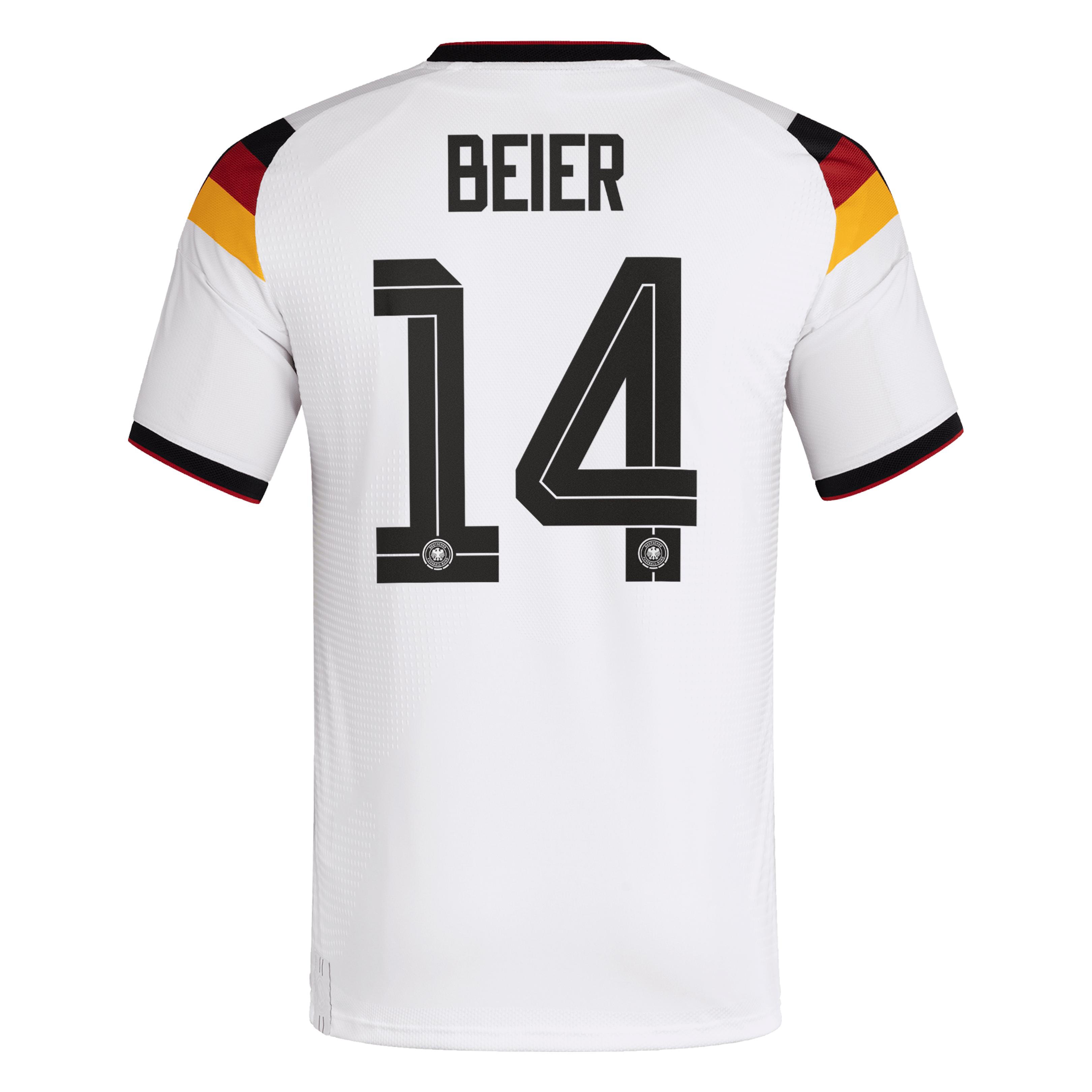 Germany National Team adidas Home Authentic Shirt 2026 with Beier 9 printing, , rebel_hi-res